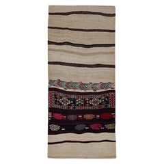 Tapis persan ancien à motif Kilim