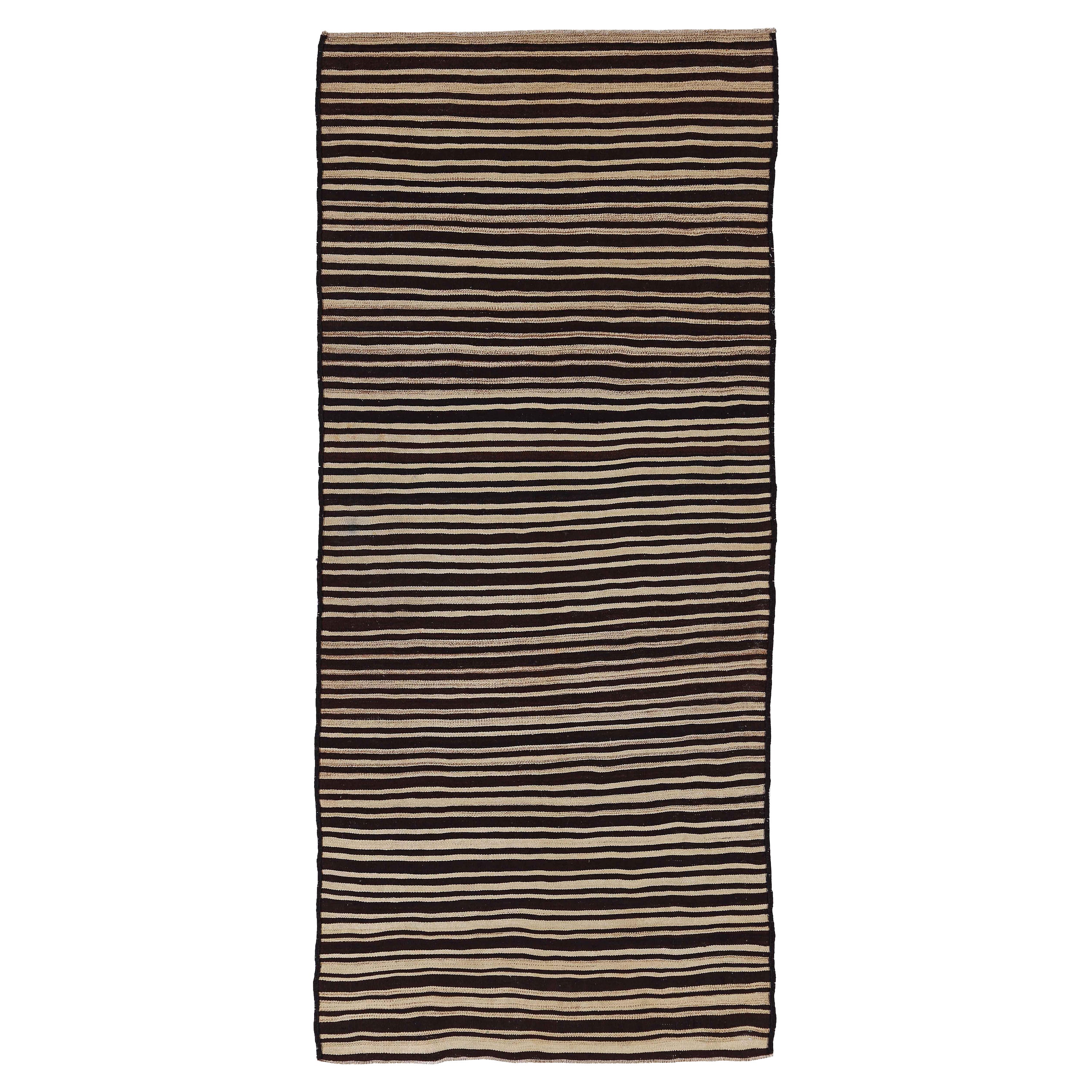 Tapis persan ancien à motif Kilim