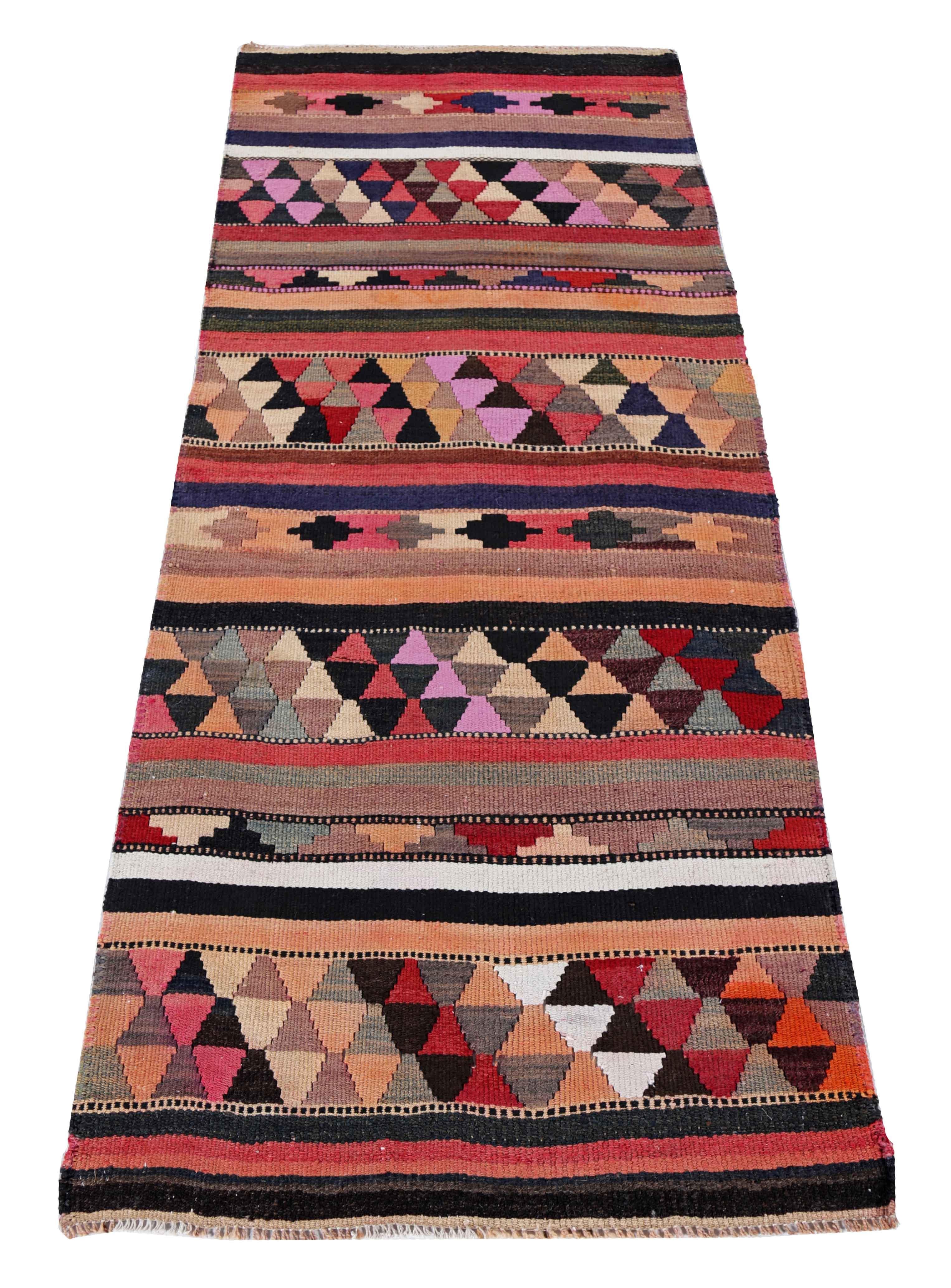 Antique Persian area rug handwoven from the finest sheep’s wool. It’s colored with all-natural vegetable dyes that are safe for humans and pets. It’s a traditional Kilim design handwoven by expert artisans. It’s a lovely area rug that can be
