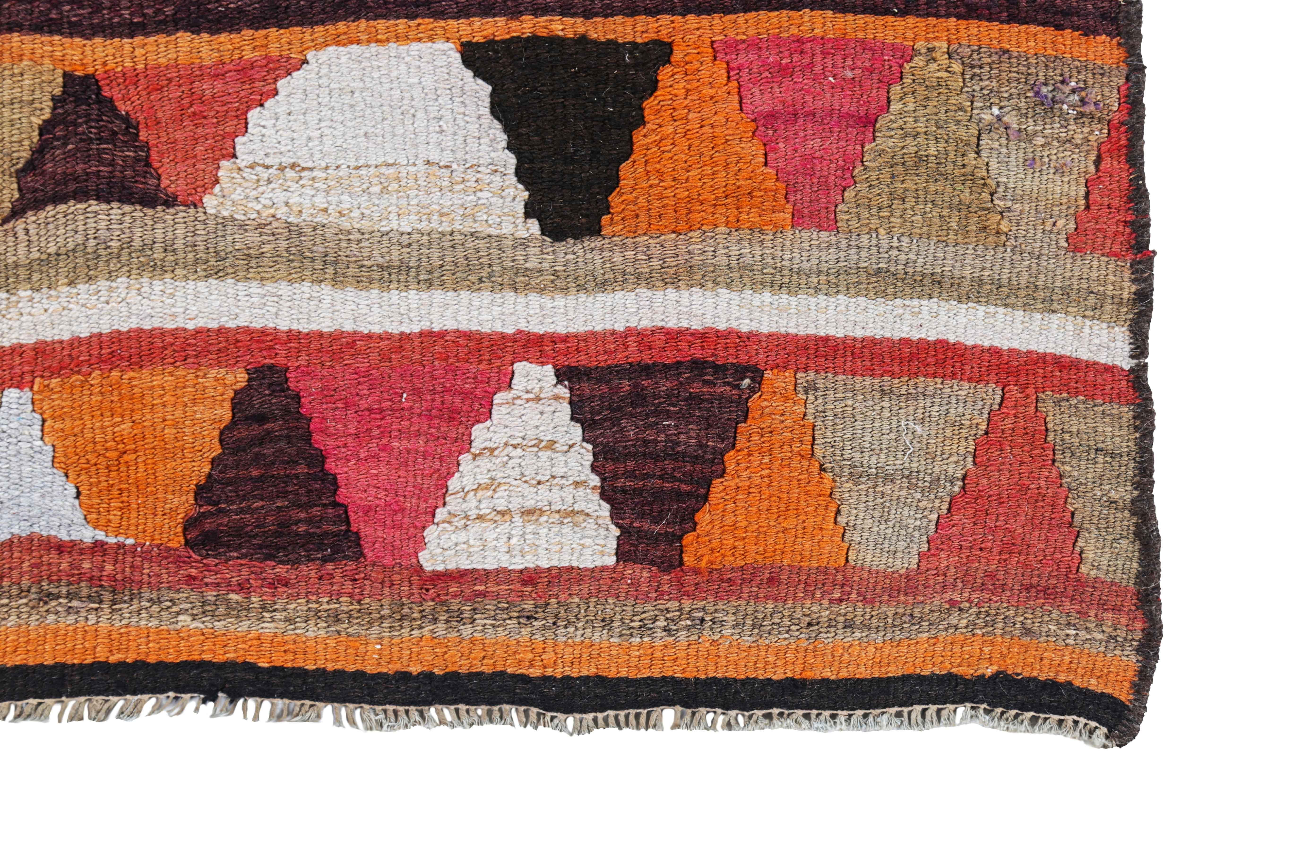 Tessuto a mano Antico tappeto persiano Rug & Kilim Design in vendita