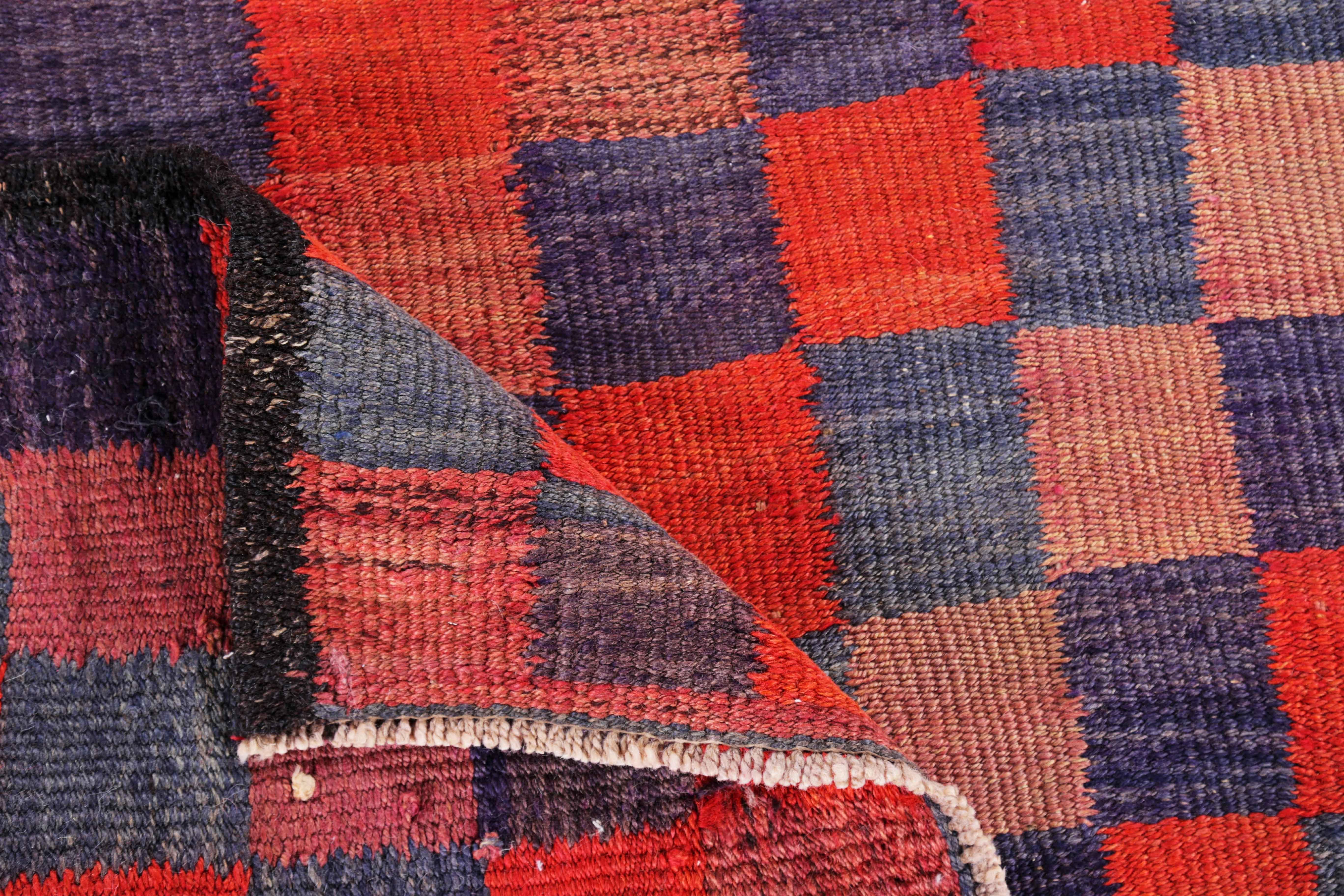 Wool Antique Persian Area Rug Kilim Design