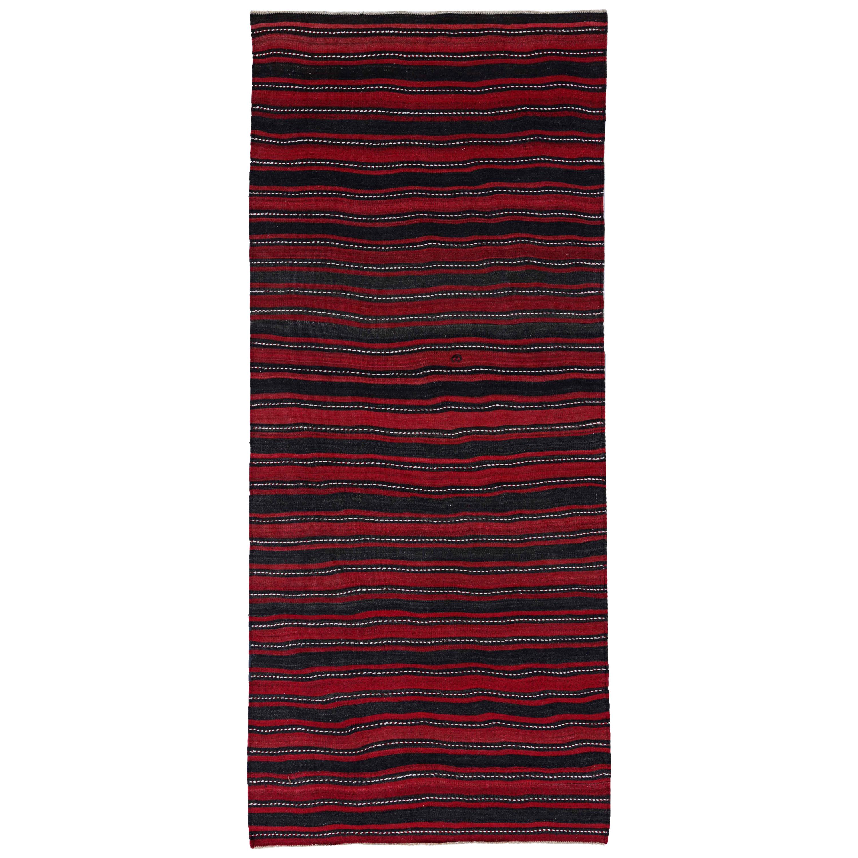 Tapis persan ancien à motif Kilim