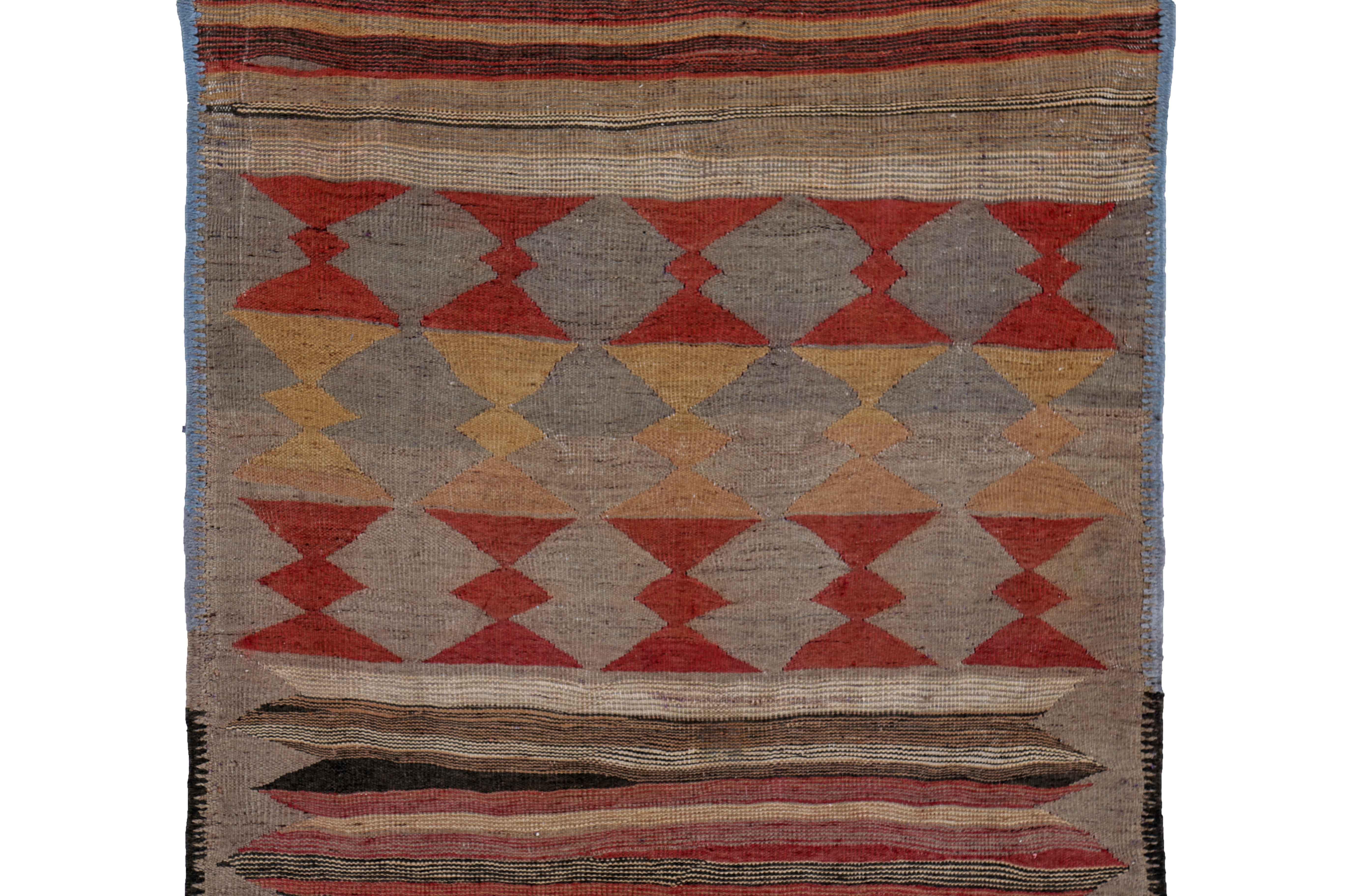 Alfombra Persa Antigua Kilim Design Tejido a mano en venta
