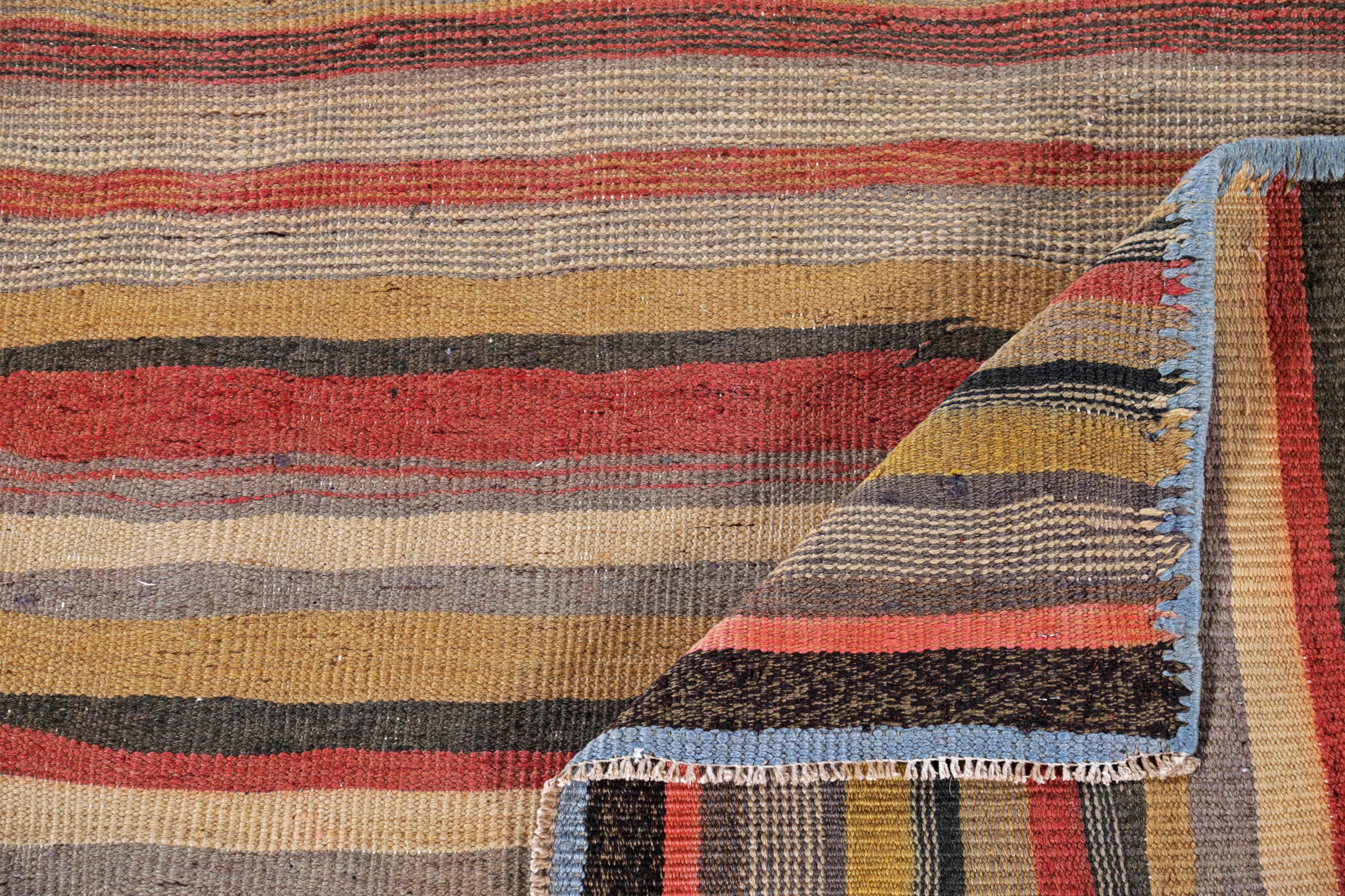 Alfombra Persa Antigua Kilim Design Lana en venta