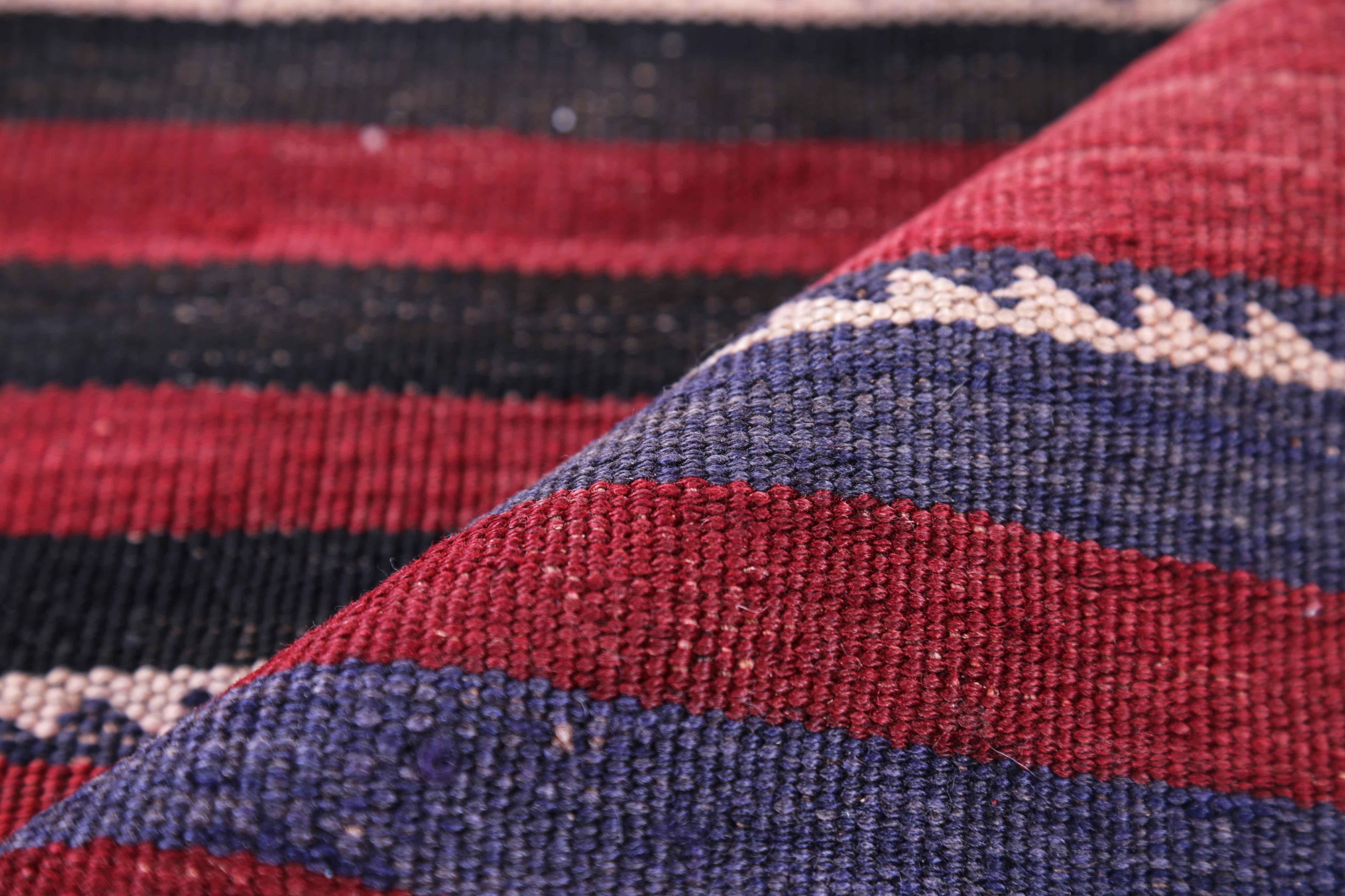 20th Century Antique Persian Area Rug Kilim Design For Sale
