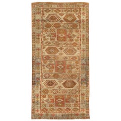 Vintage Persian Area Rug Kurdish Design