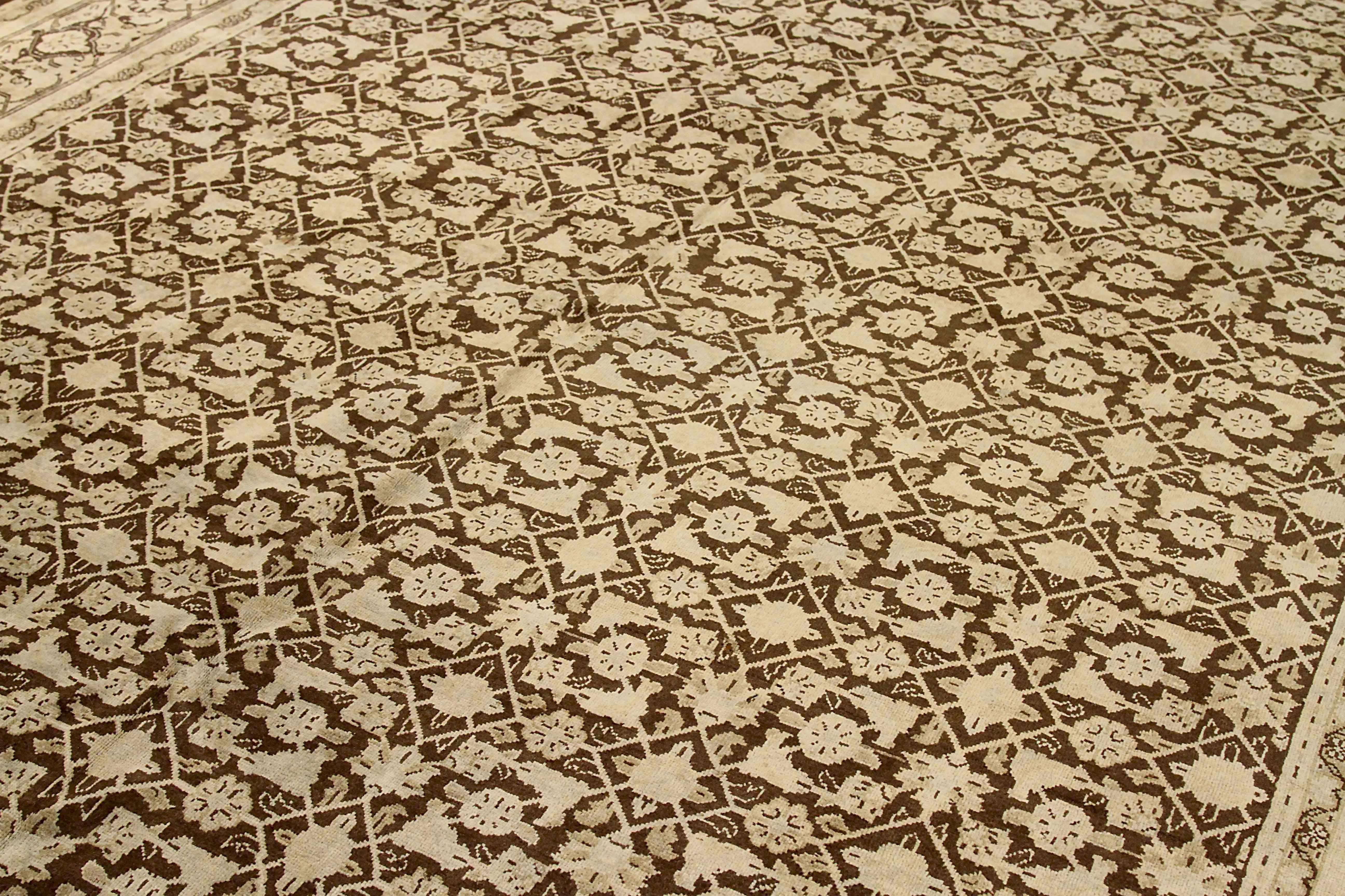 Altro Tappeto antico persiano Mahal Design in vendita
