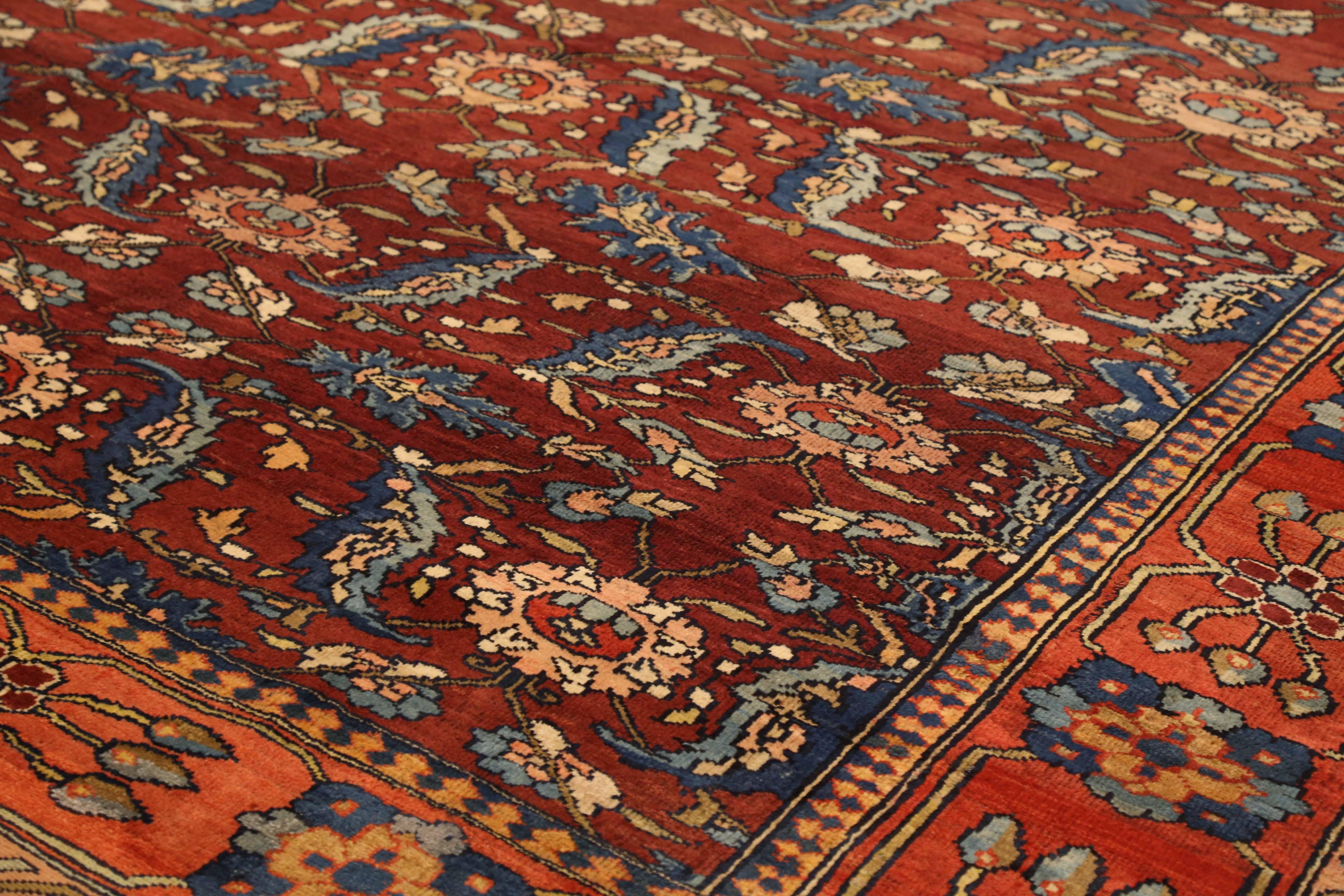 Antiker persischer Teppich Mahal im Mahal-Design (Sonstiges) im Angebot