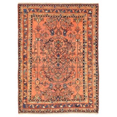 Antique Persian Area Rug Malayer Design