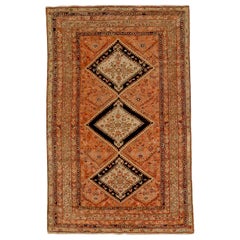 Antiker persischer Teppich in Malayer-Muster