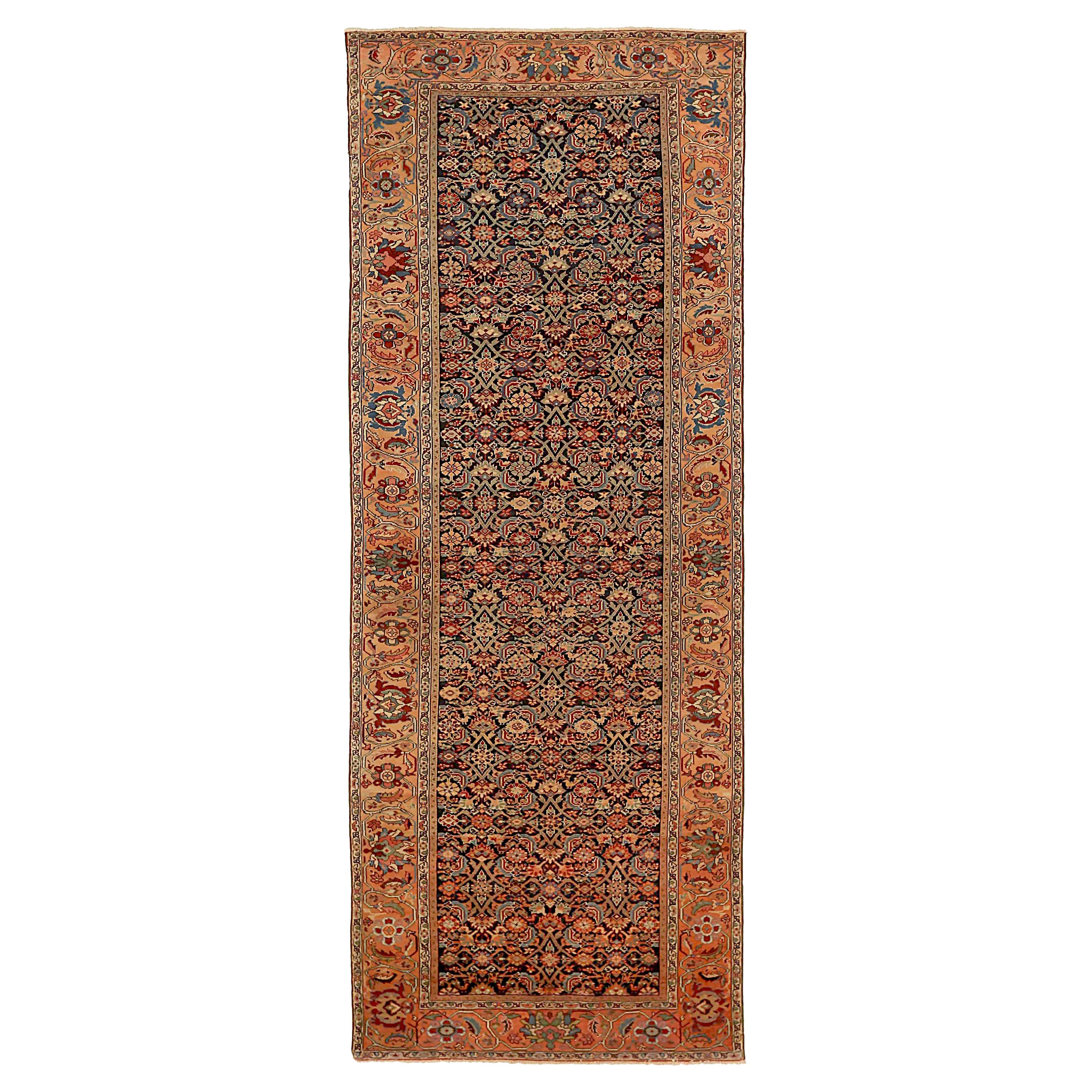 Antique Persian Area Rug Malayer Design For Sale