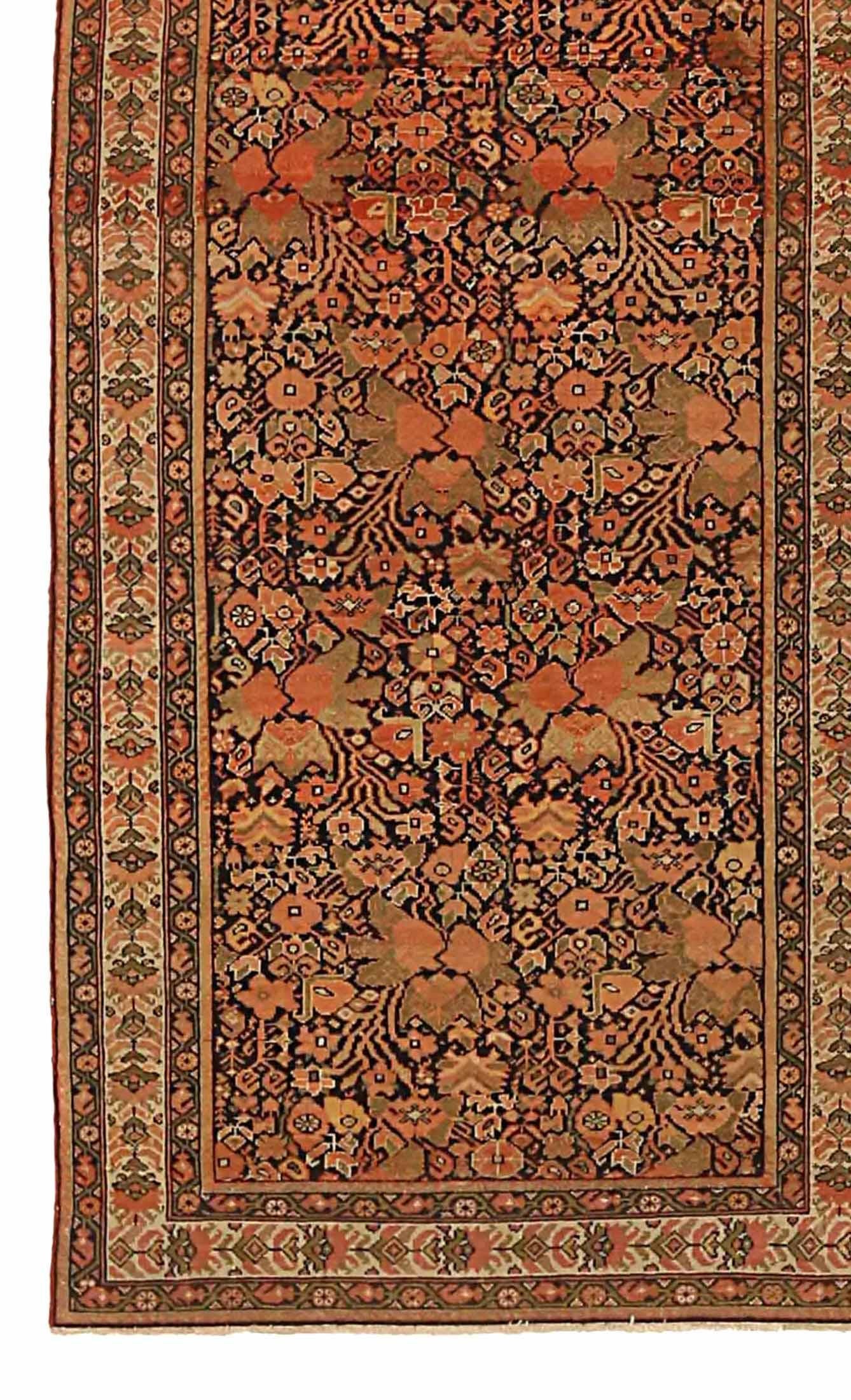 Antiker persischer Teppich in Malayer-Muster (Persisch) im Angebot