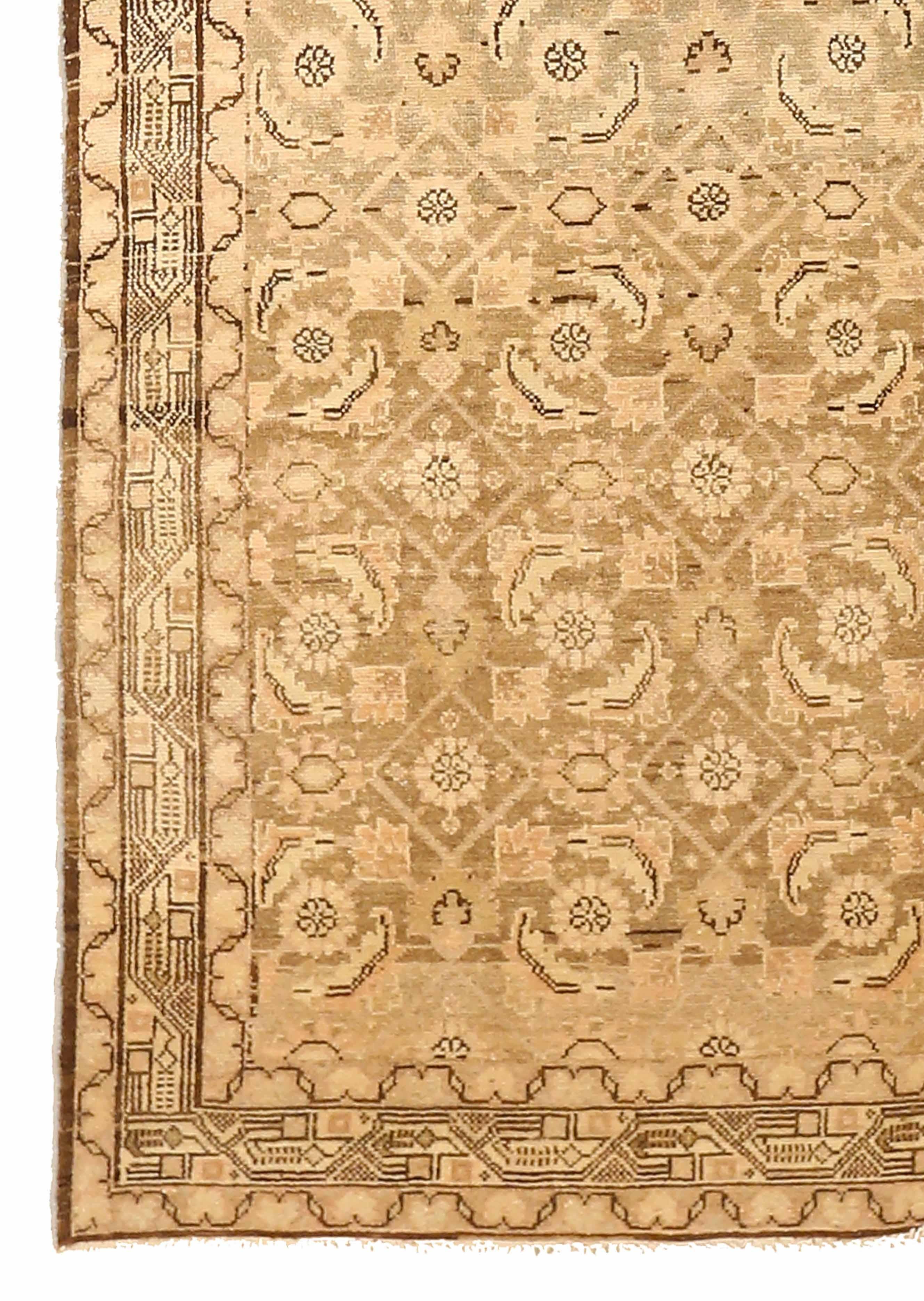 Persiano Tappeto persiano antico Malayer Design, Dimensioni: 4'1