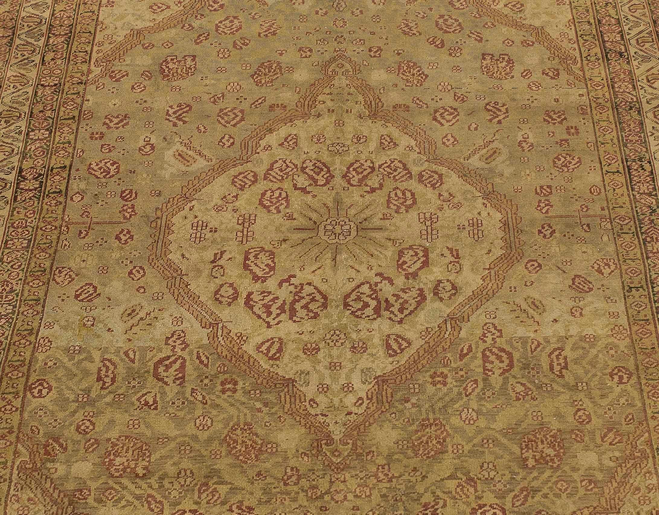 Perse Tapis persan ancien à motif Malayer en vente