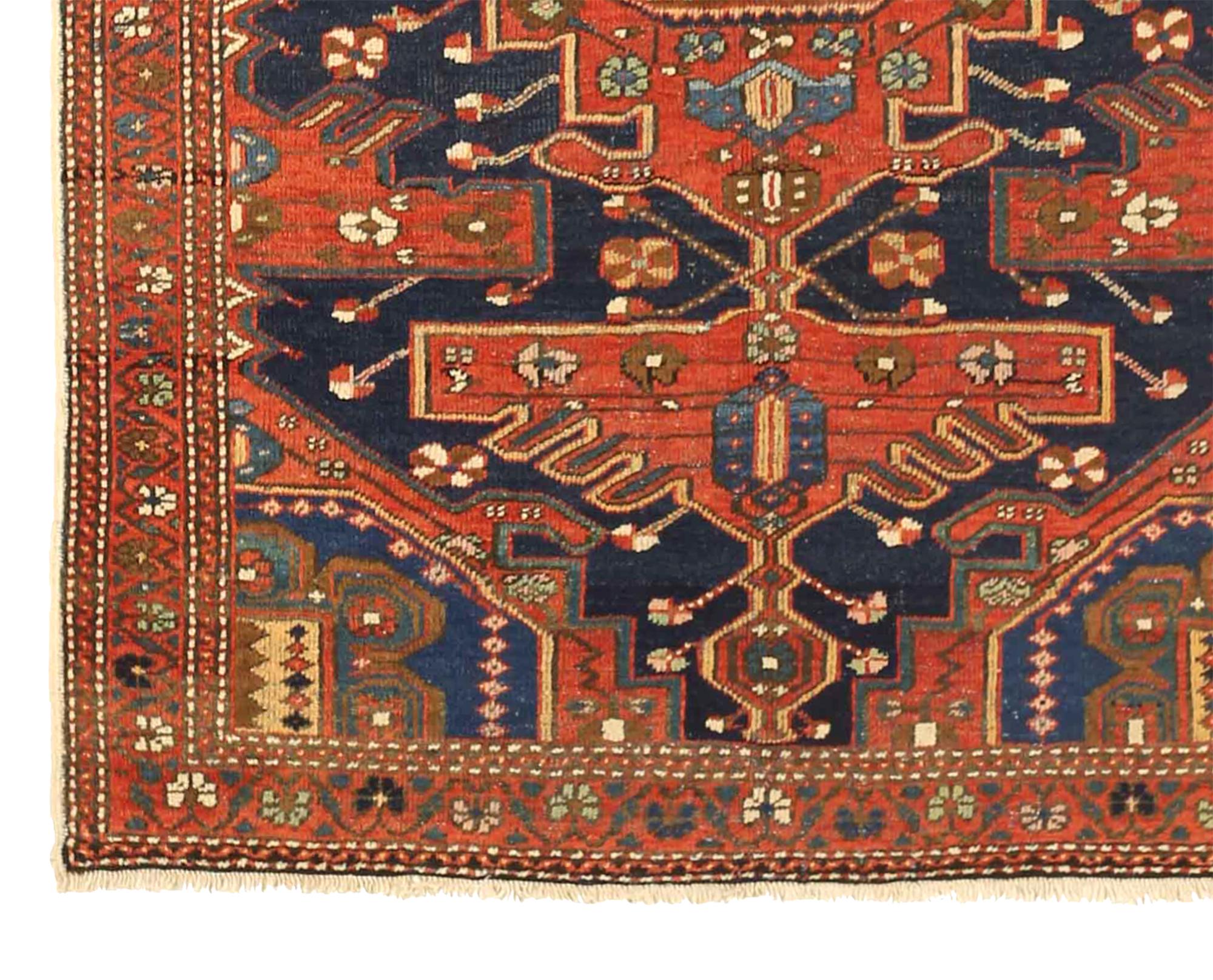 Alfombra Persa Antigua Malayer Design Tejido a mano en venta