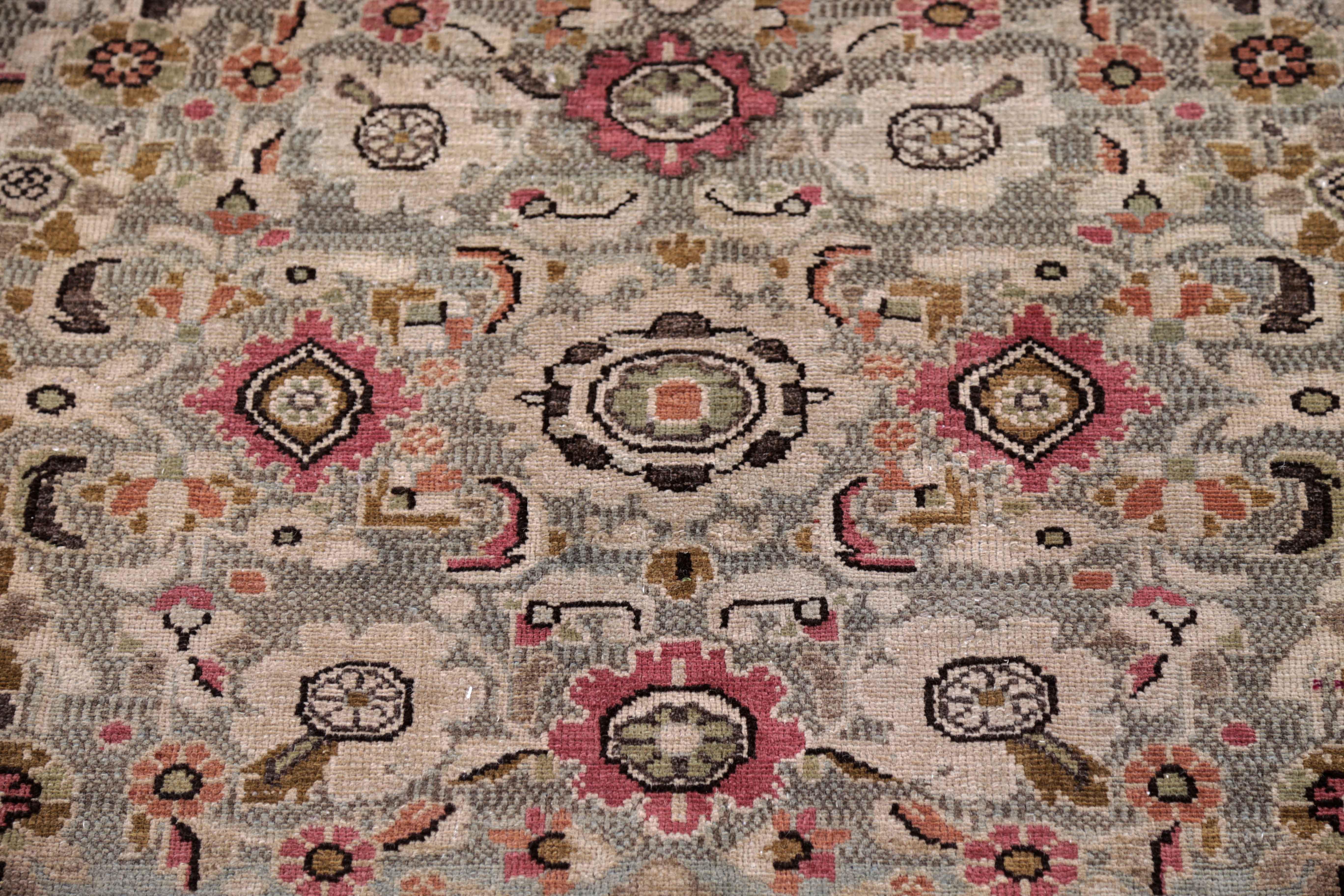 Tissé à la main Tapis persan ancien à motif Malayer en vente