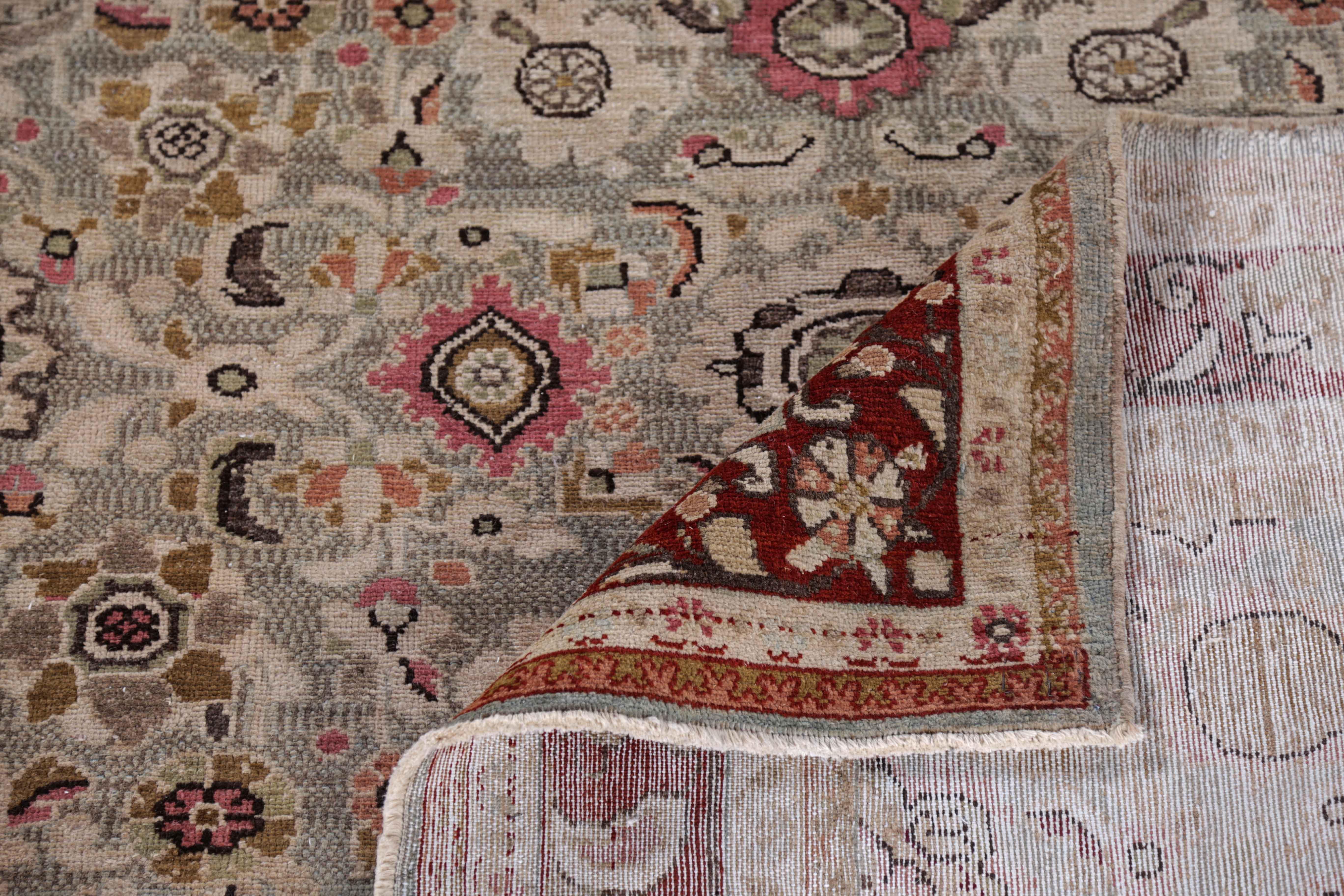 Laine Tapis persan ancien à motif Malayer en vente