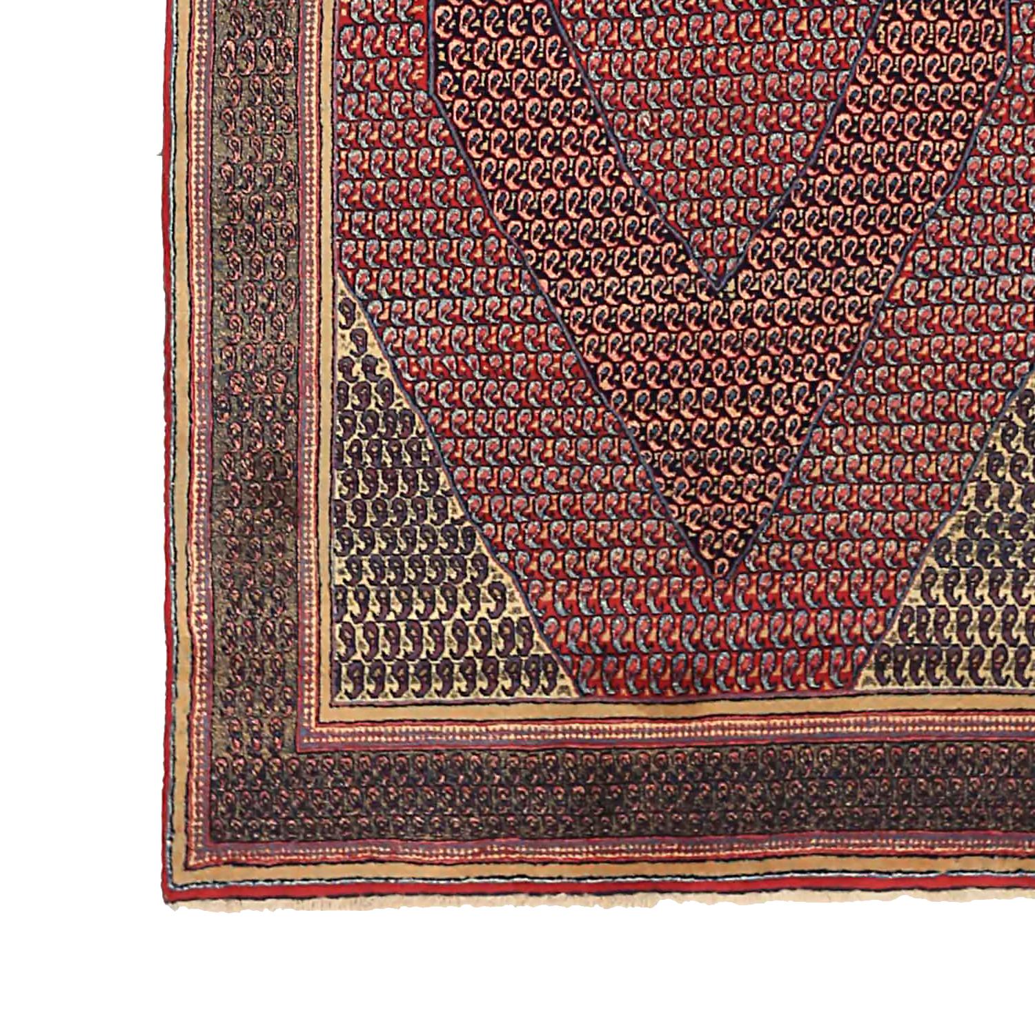 Antiker persischer Teppich im Mashad-Design (Sonstiges) im Angebot