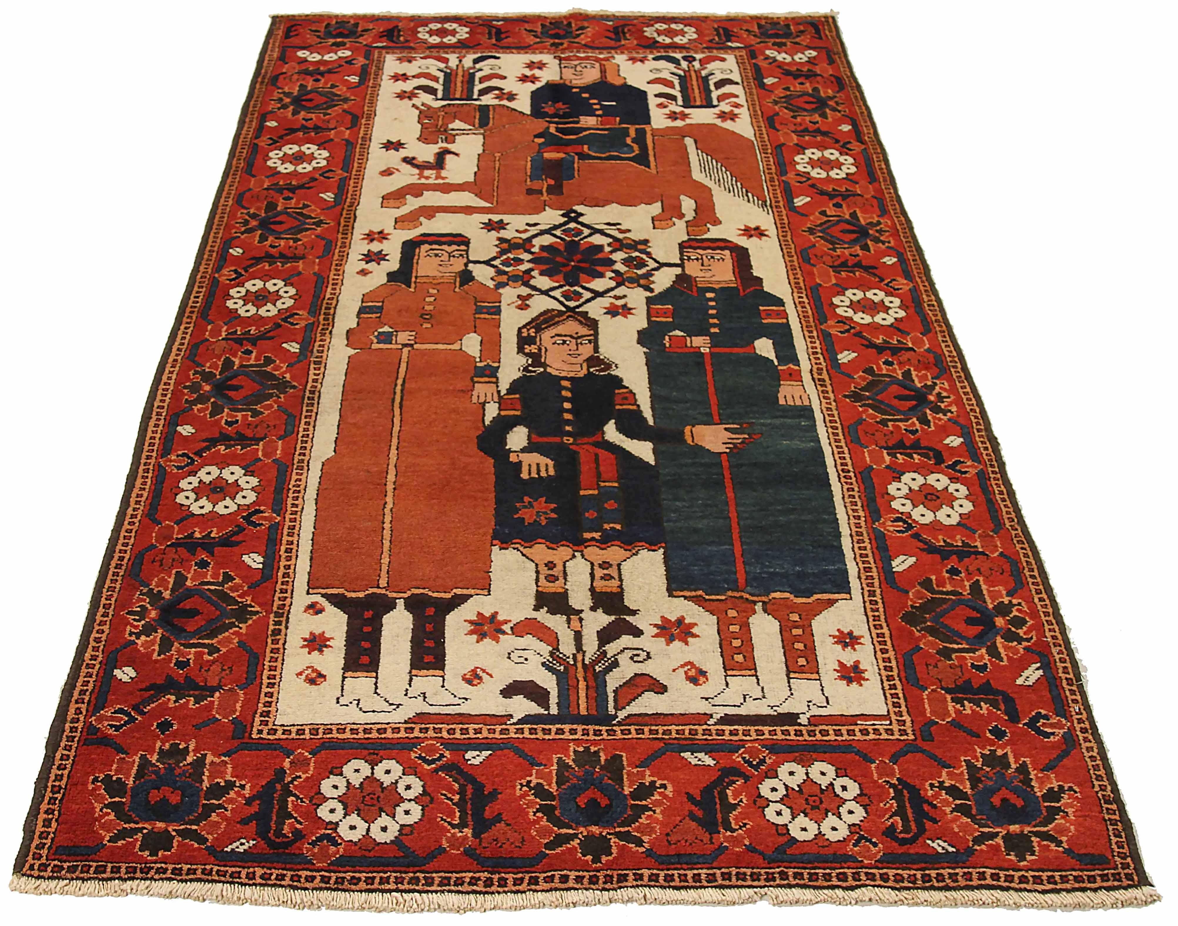 Antique Persian area rug handwoven from the finest sheep’s wool. It’s colored with all-natural vegetable dyes that are safe for humans and pets. It’s a traditional Mashad design handwoven by expert artisans. It’s a lovely area rug that can be