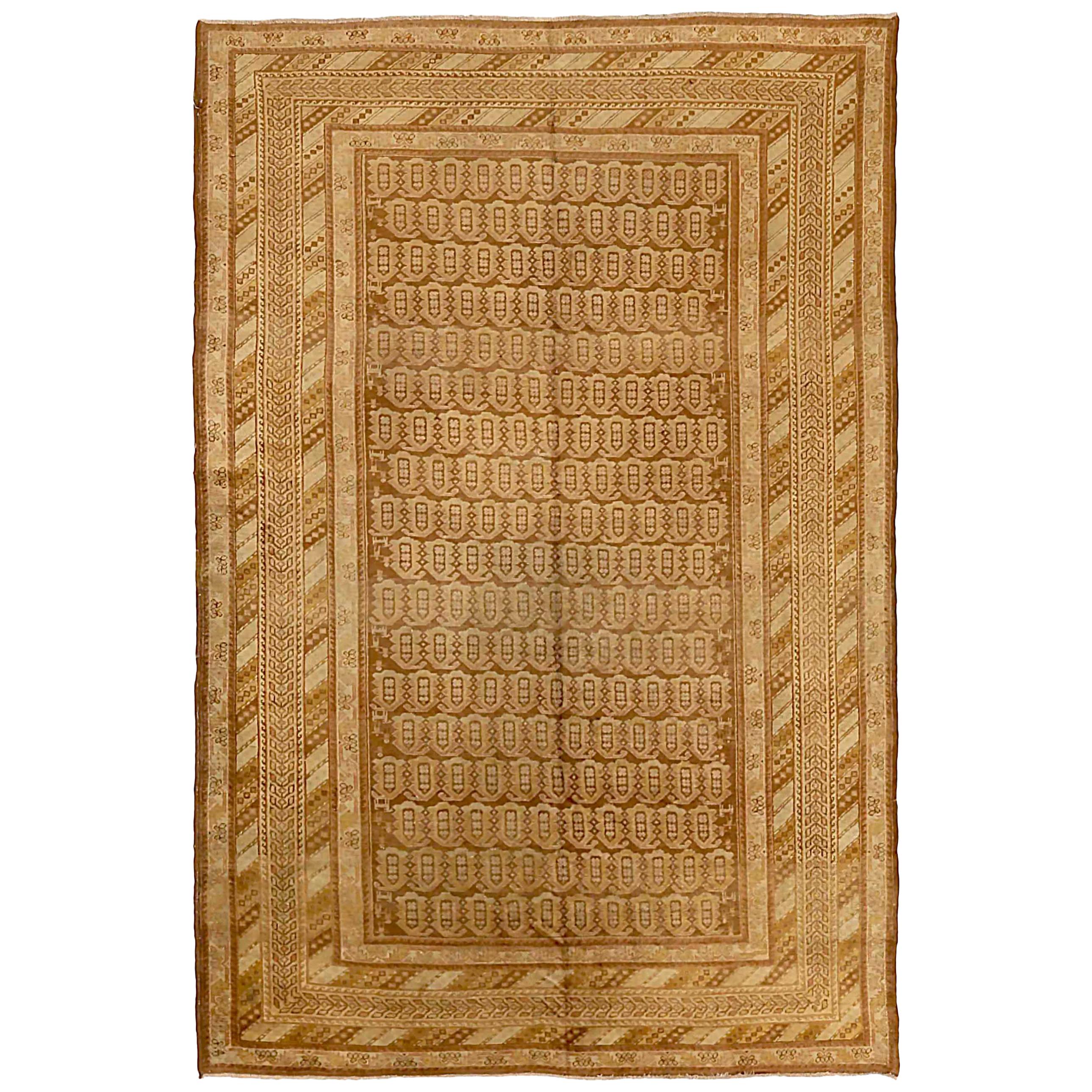 Antique Persian Area Rug Meshkin Design For Sale