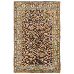 Antiker persischer Teppich im Qom-Design