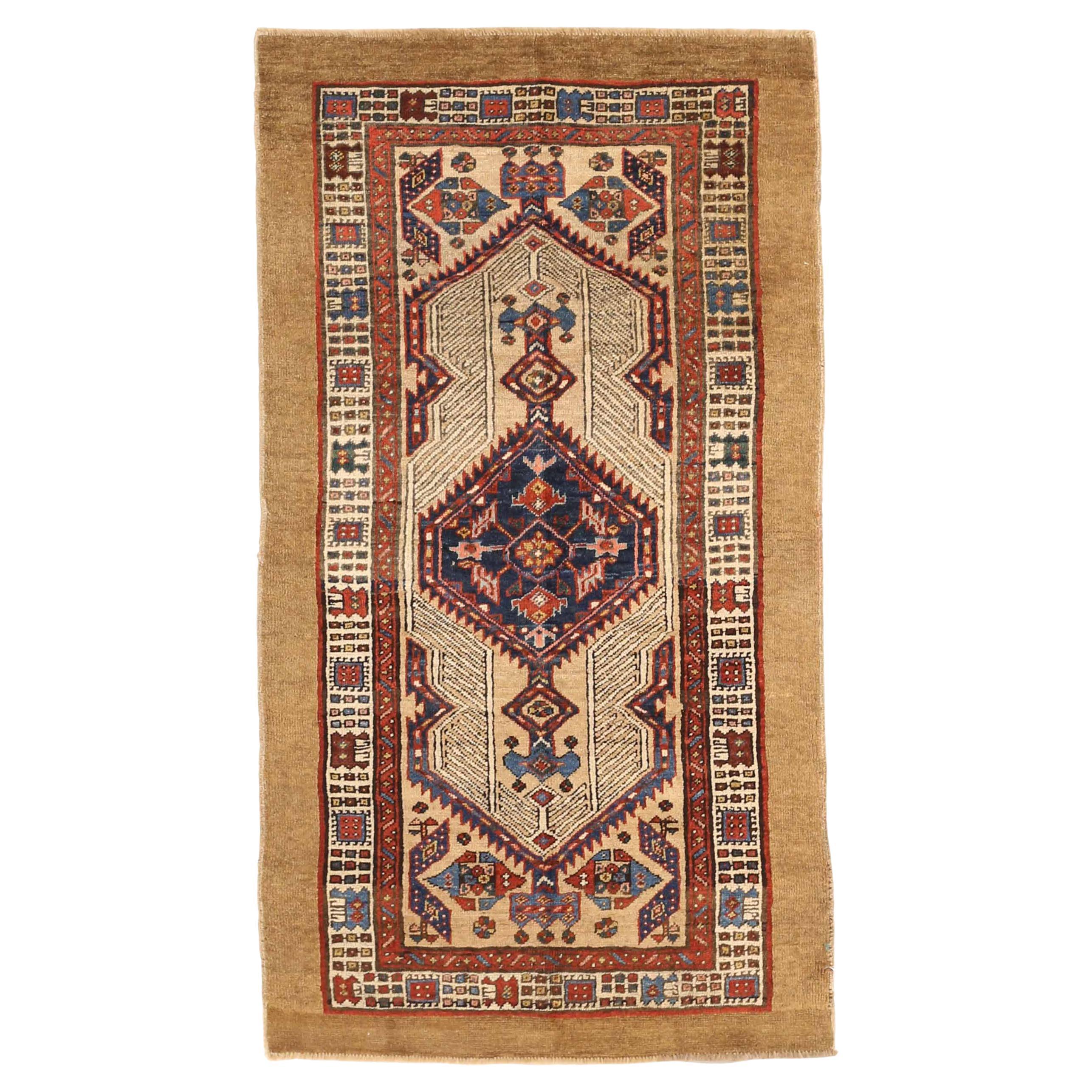 Antique Persian Area Rug Sarab Design For Sale