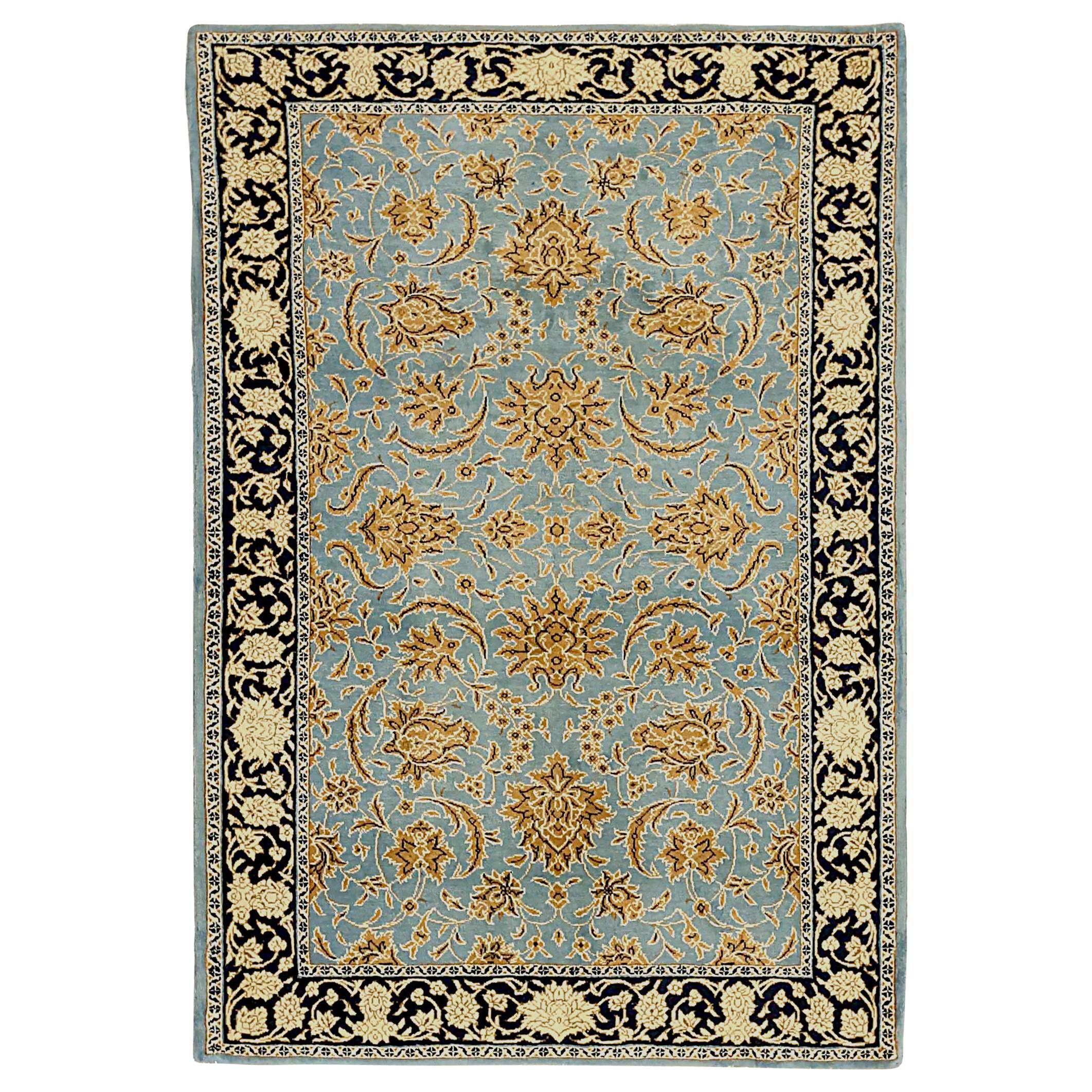 Antique Persian Area Rug Sarouk Design For Sale