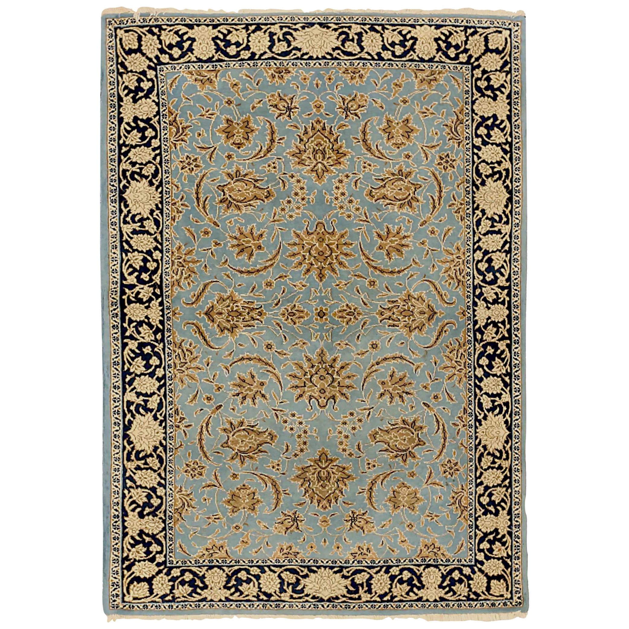 Antique Persian Area Rug Sarouk Design For Sale