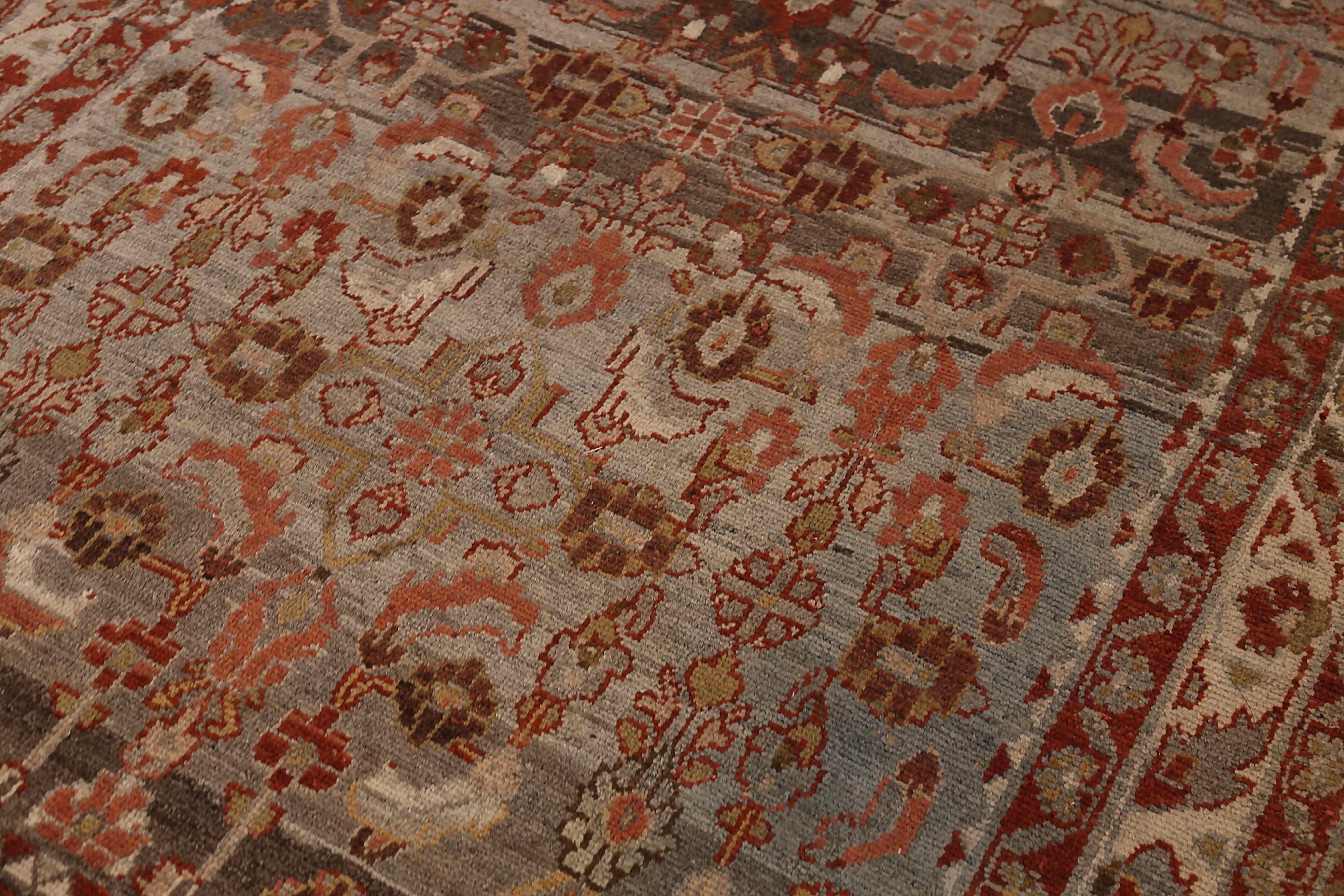 Other Antique Persian Area Rug Saveh Design For Sale