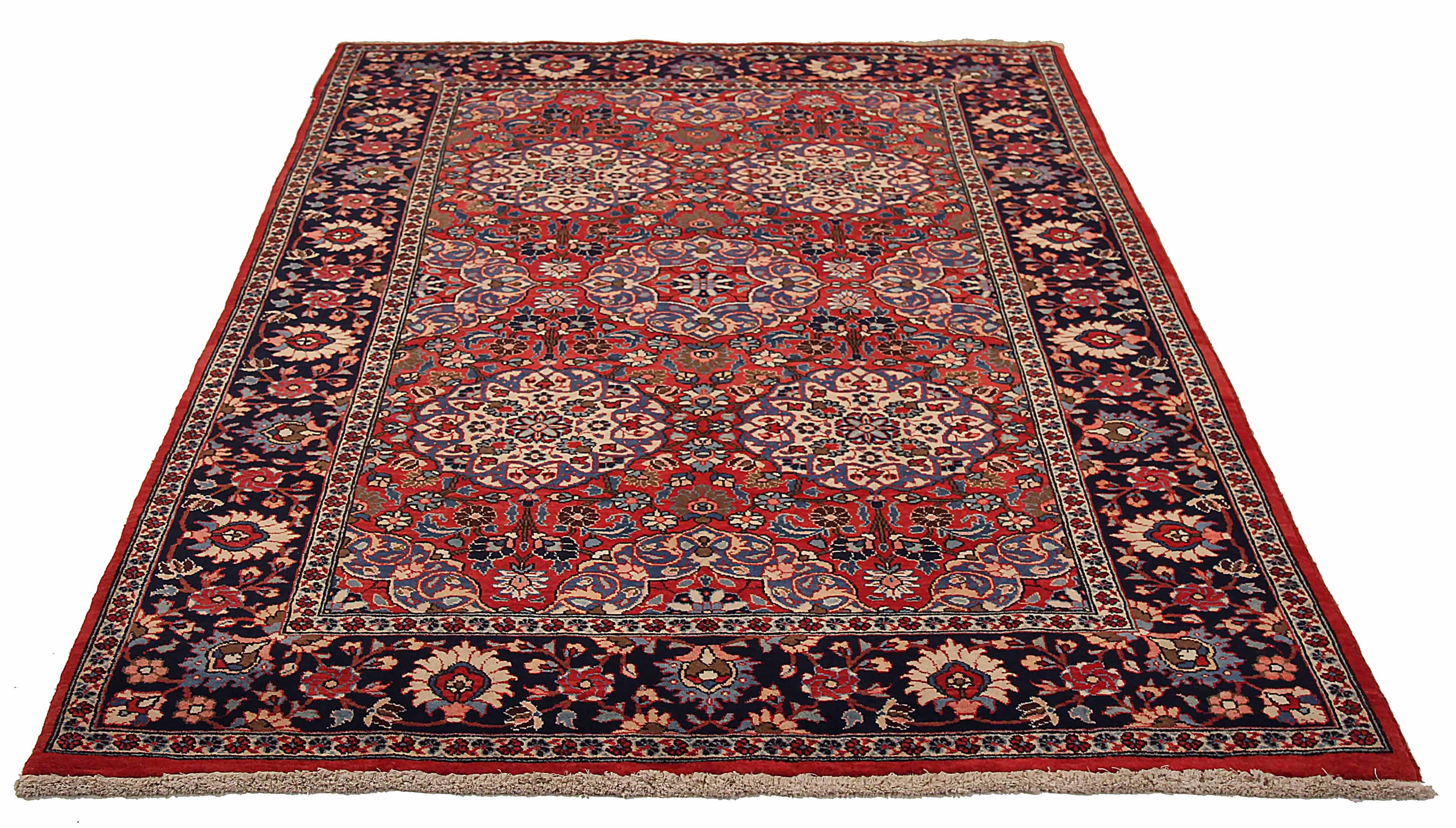 Antique Persian area rug handwoven from the finest sheep’s wool. It’s colored with all-natural vegetable dyes that are safe for humans and pets. It’s a traditional Semnan design handwoven by expert artisans. It’s a lovely area rug that can be