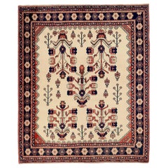 Vintage Persian Area Rug Sirjan Design