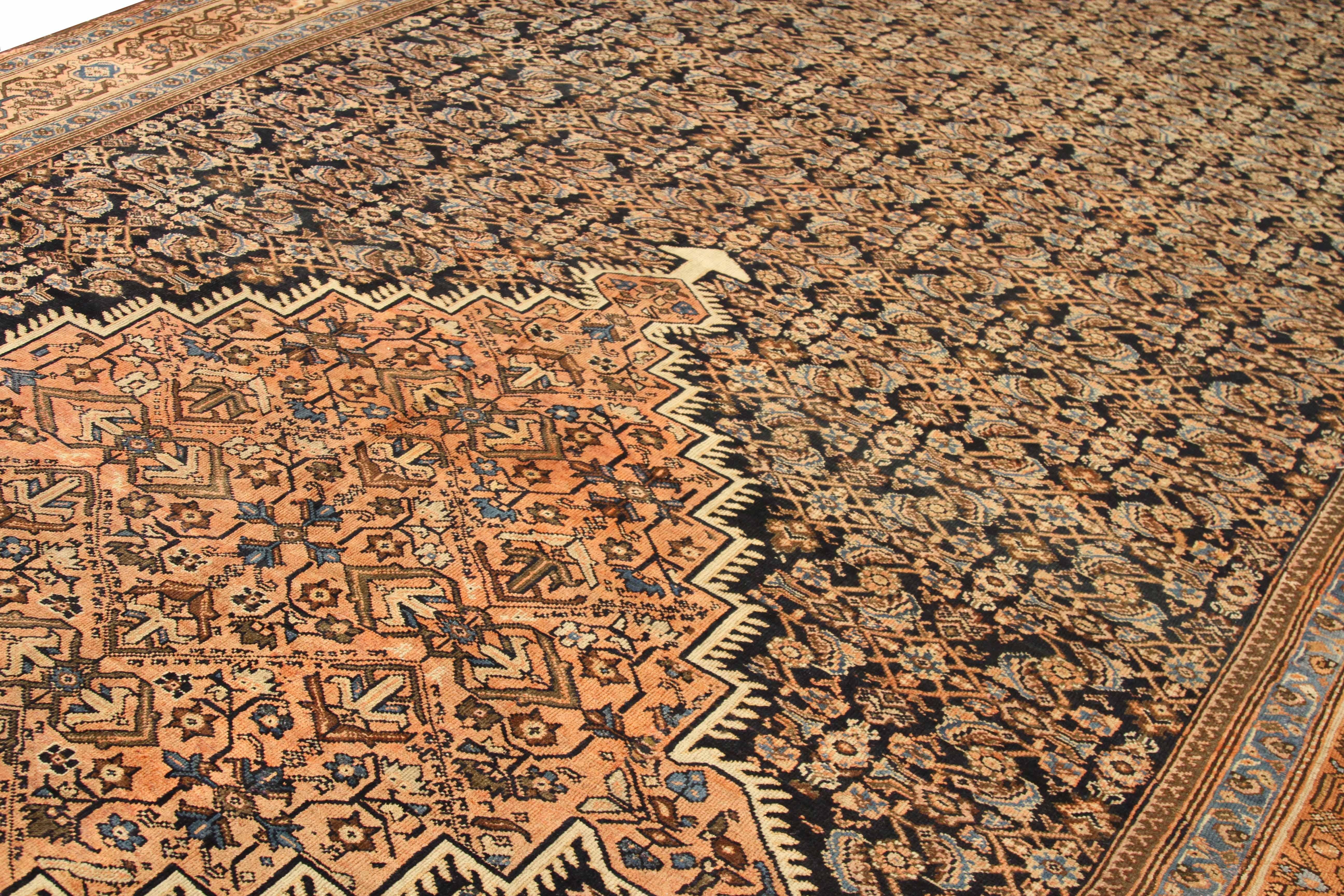Tessuto a mano Tappeto persiano antico Sultanabad Rugs, dimensioni in vendita
