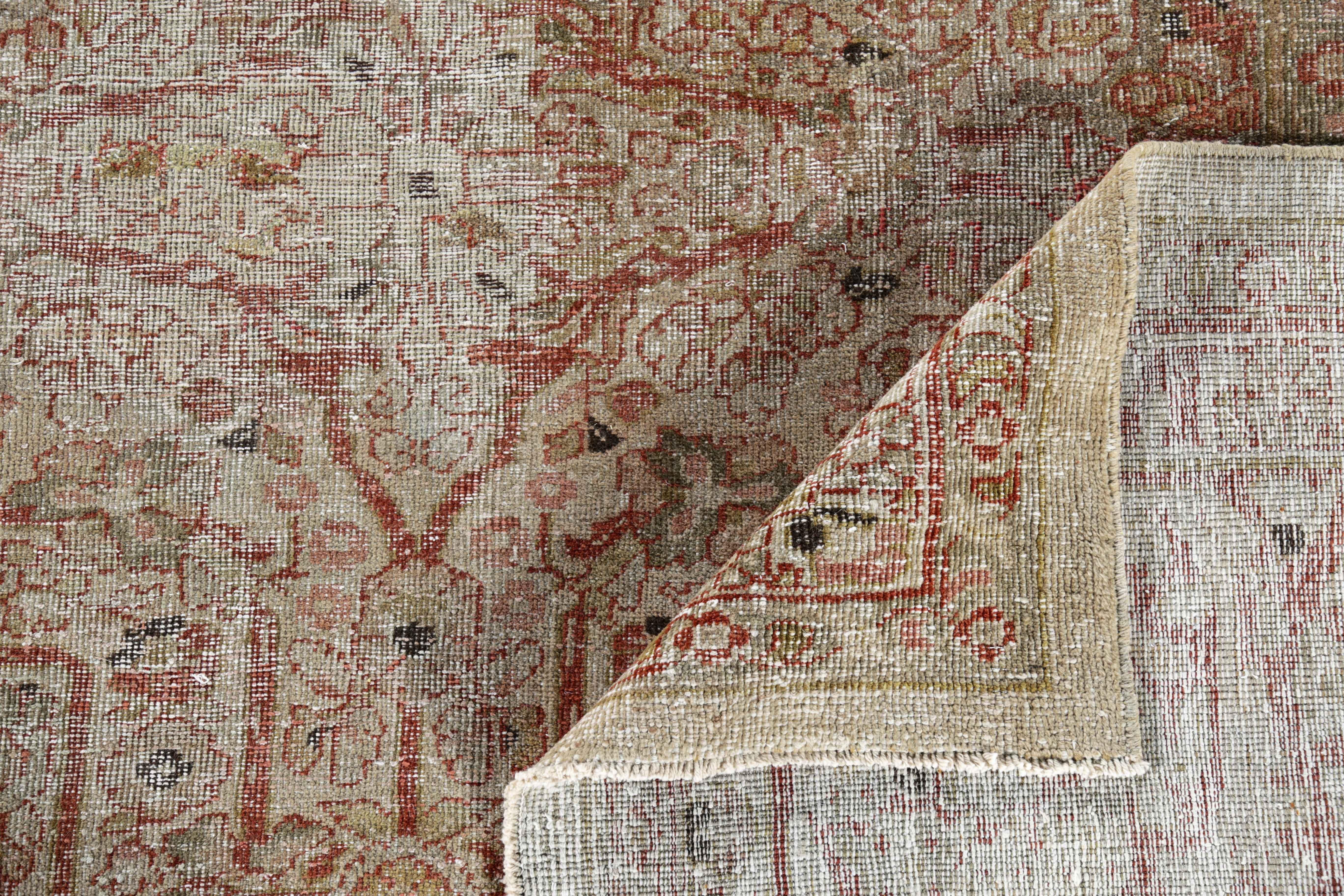 Antiker persischer Teppich im Sultanabad-Design im Angebot 3