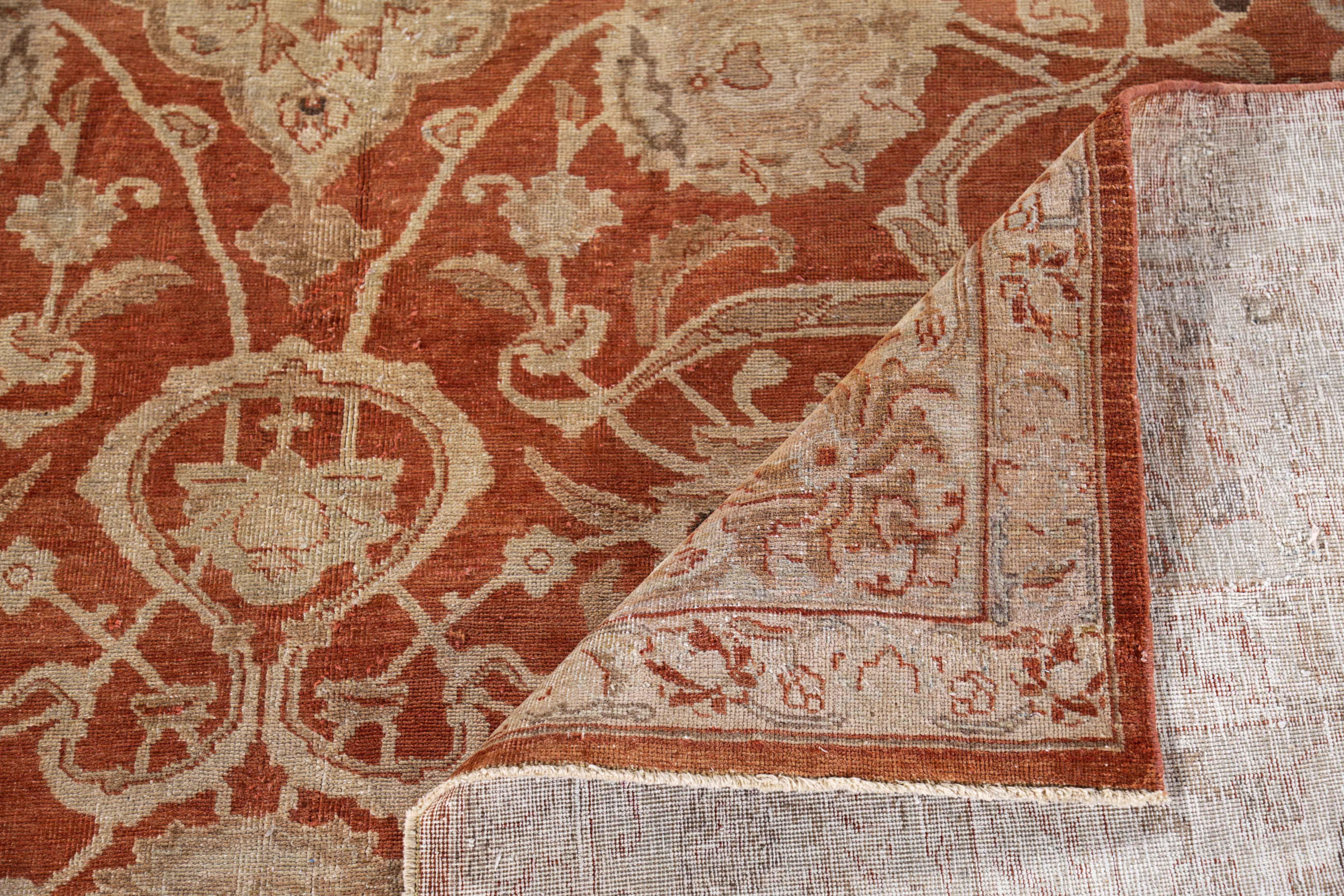 Antiker persischer Teppich im Tabriz-Design im Angebot 2