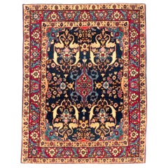Antiker persischer Teppich Teheran-Design