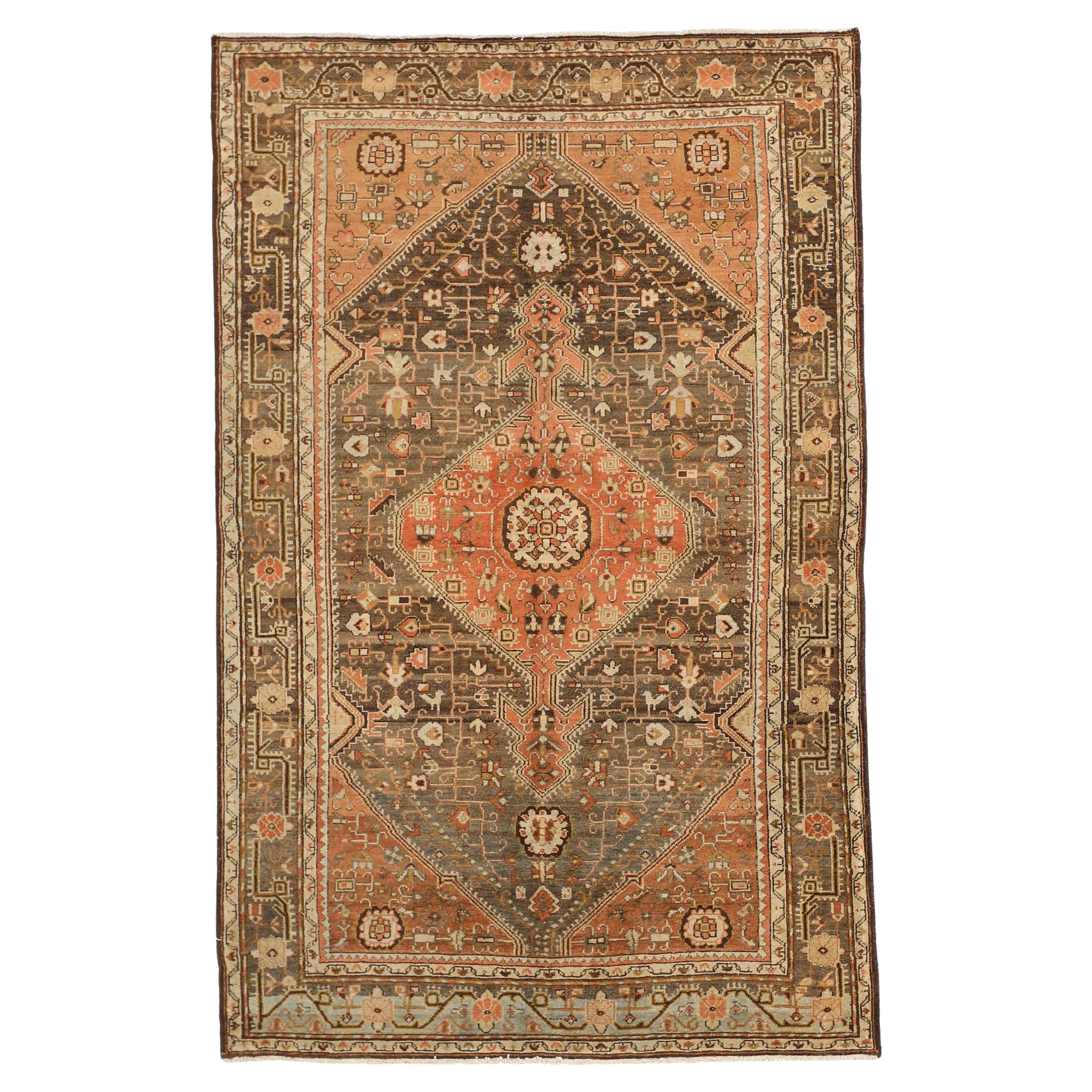 Antique Persian Area Rug Toiserkan Design