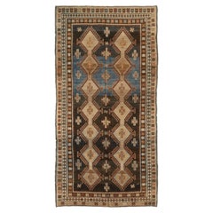 Vintage Persian Area Rug Varamin Design