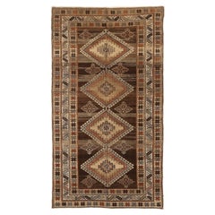 Antique Persian Area Rug Varamin Design