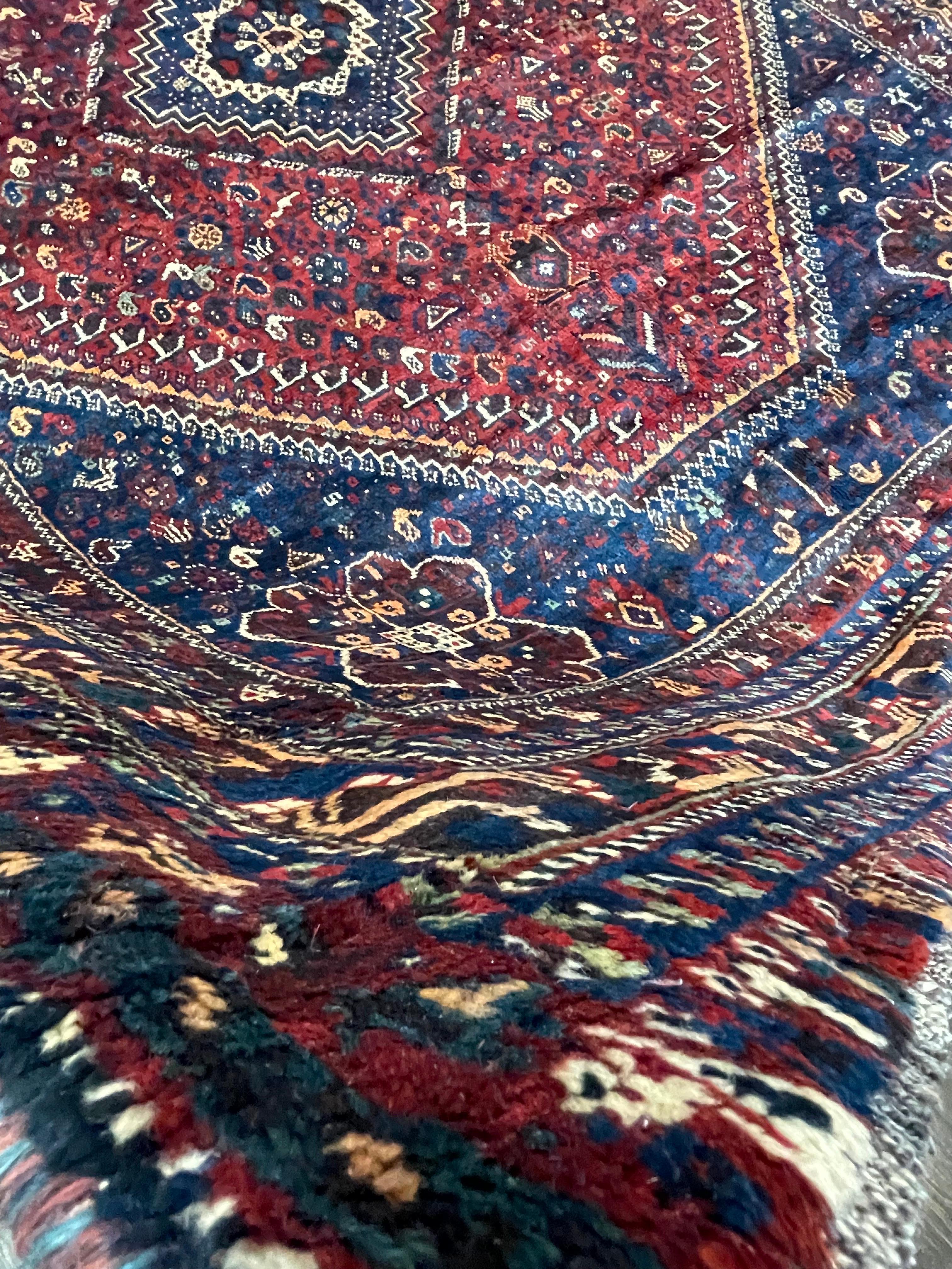 Antique Persian Ashfar Rug circa 1930 For Sale 2