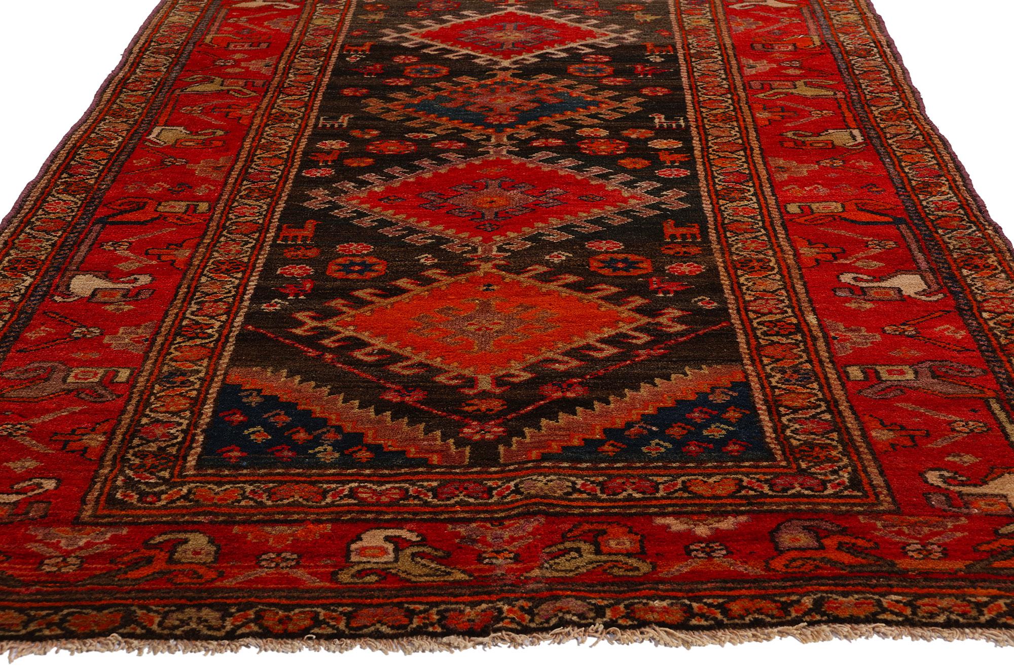 20th Century Antique Persian Azerbaijan Rug For Sale