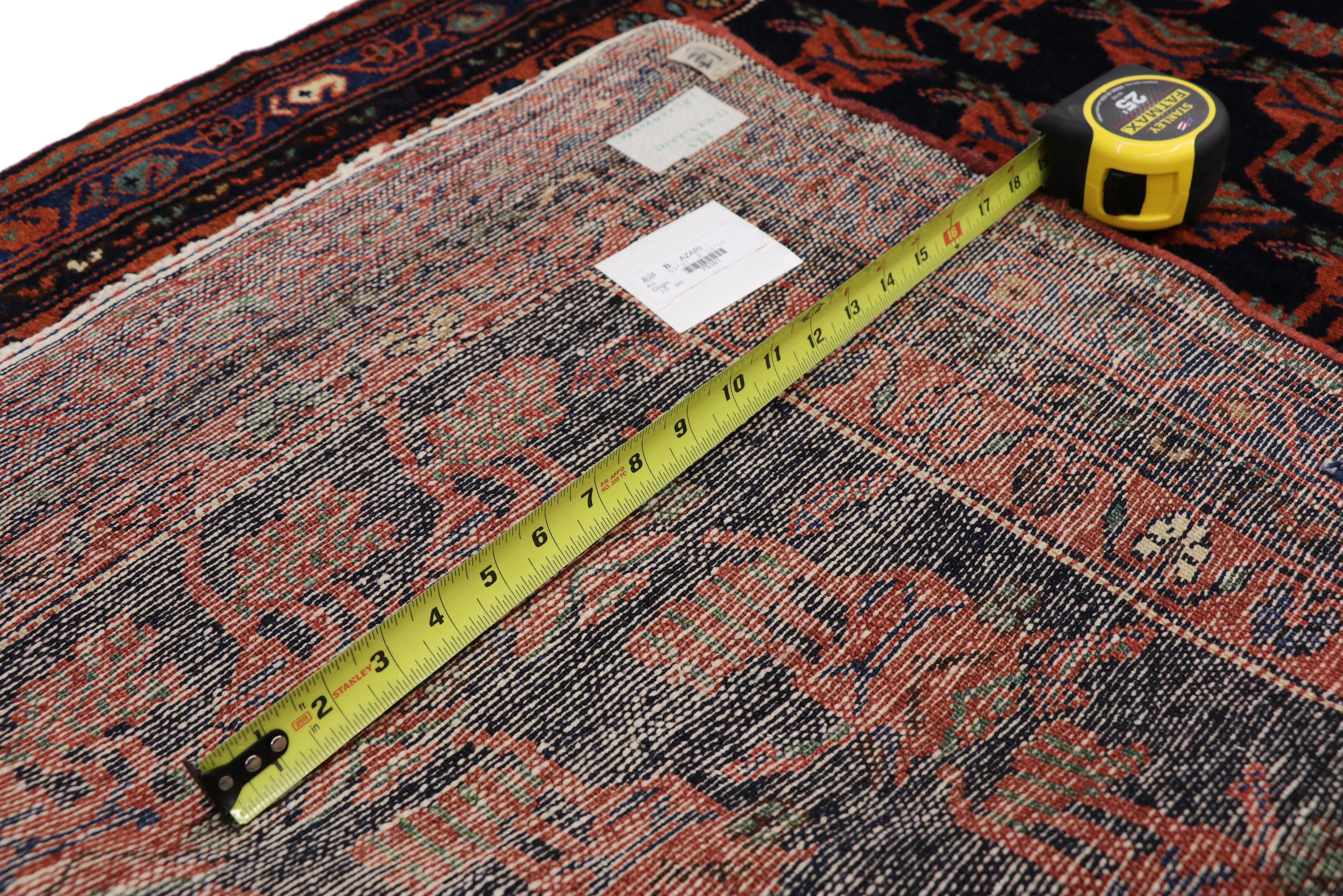 20th Century Antique Persian Azerbaijan Runner with Modern Federal Style For Sale