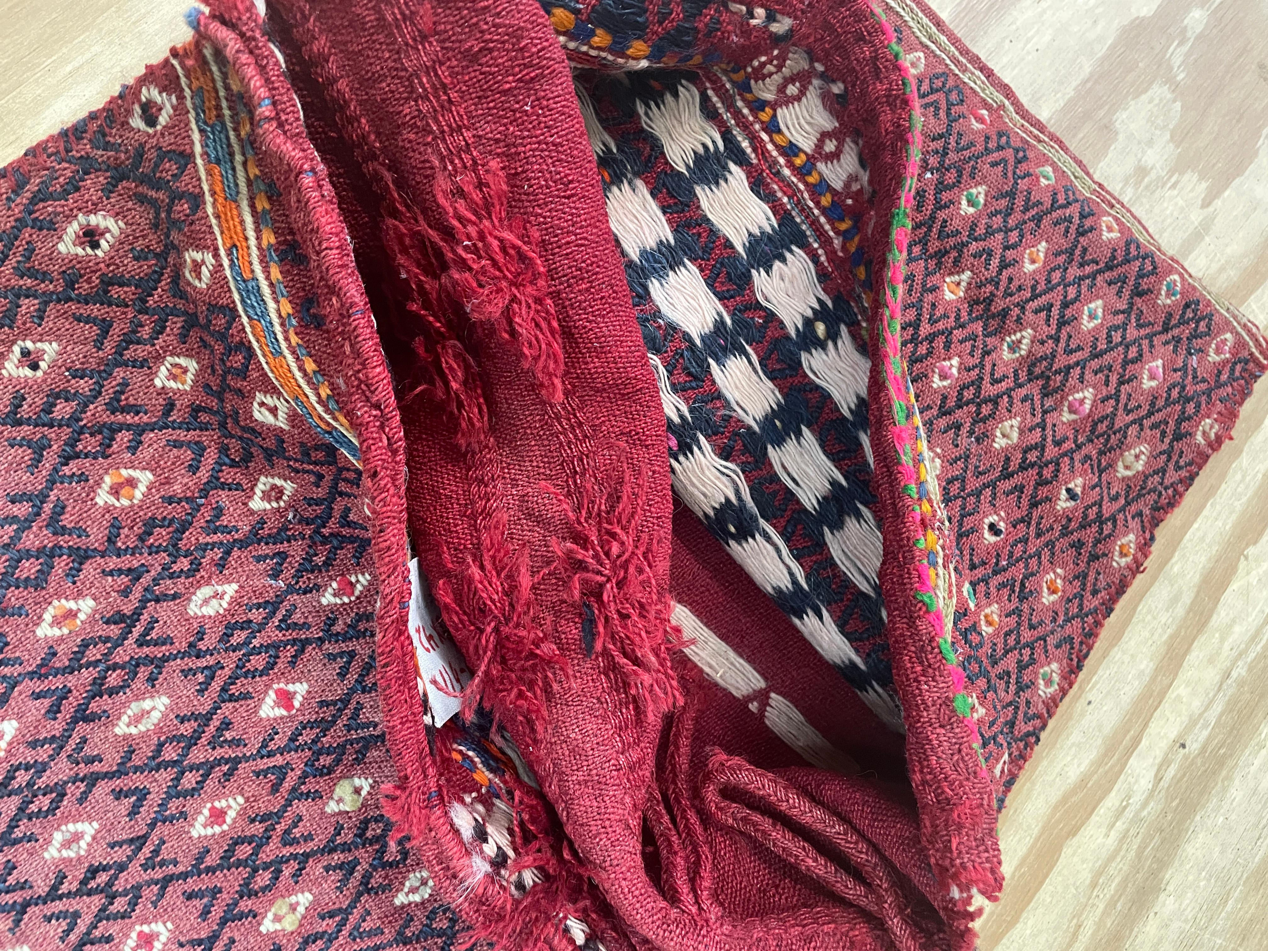 Bolsa de montar antigua persa azerbaiyana,  17