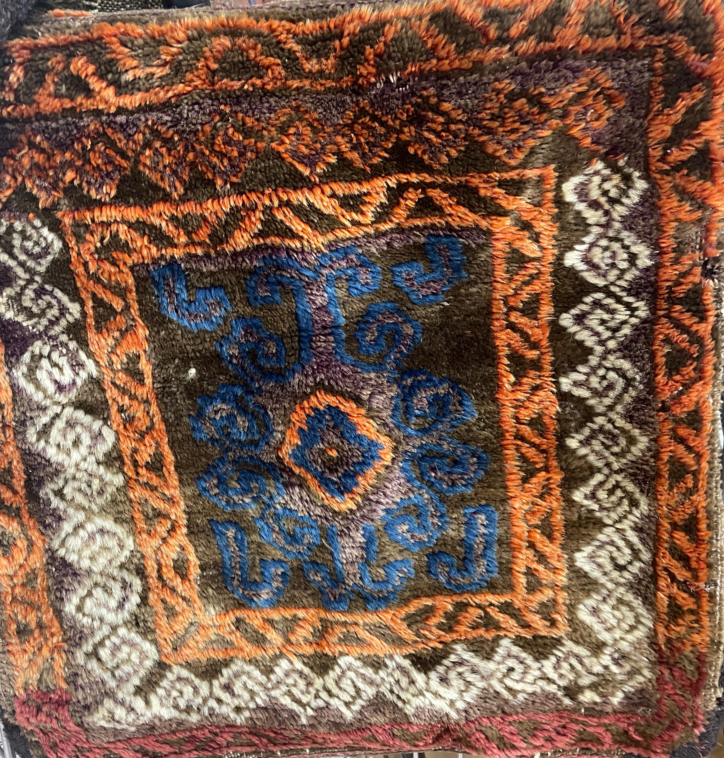Antique Persian Azerbaijan Saddle Bag,  AS IS In Good Condition For Sale In Evanston, IL