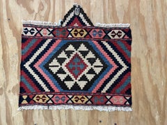 Antique Persian Azerbaijan Salt Bag/ Kilim