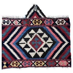 Antique Persian Azerbaijan Salt Bag/ Kilim