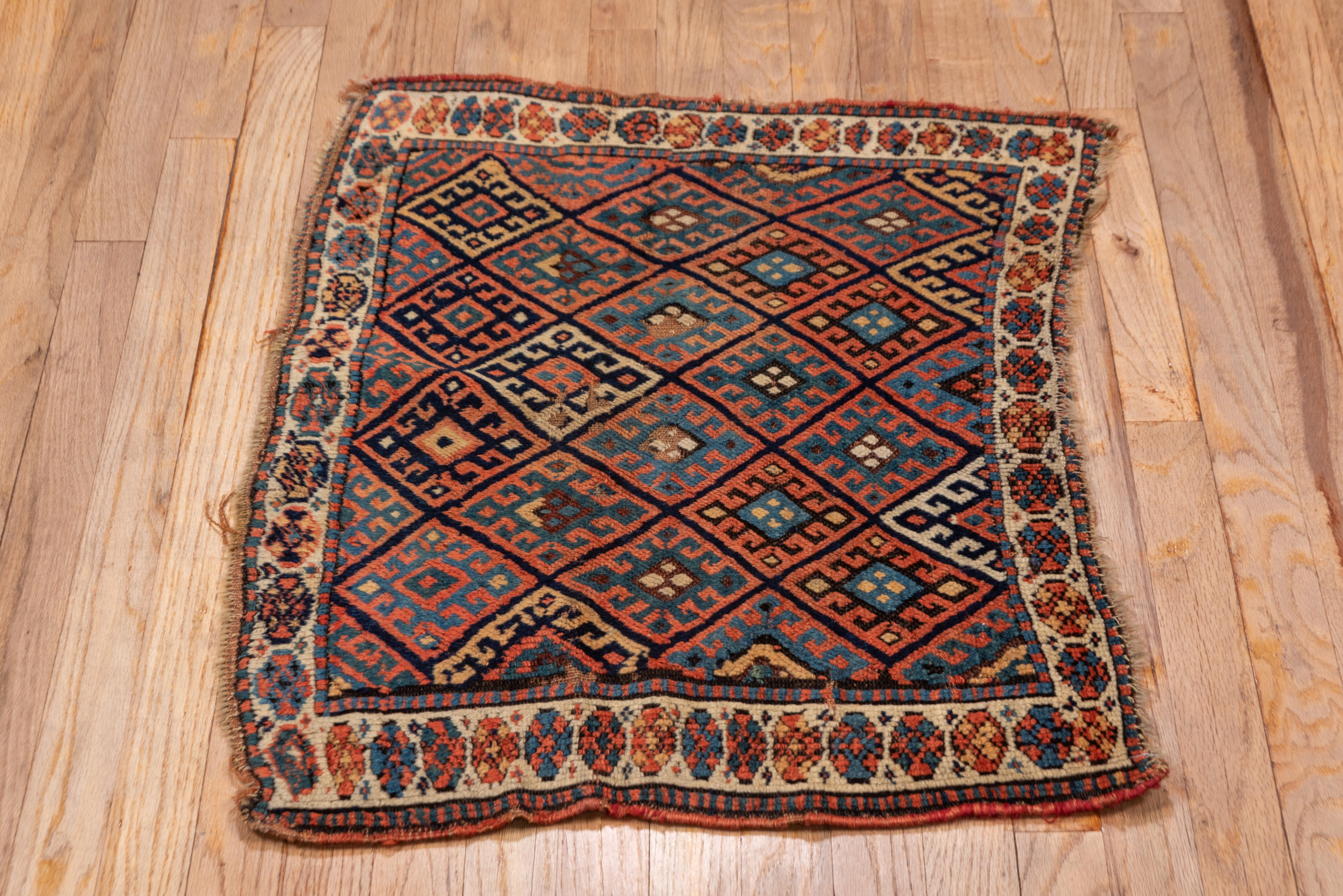 Antique Persian Bagface Rug In Good Condition For Sale In New York, NY
