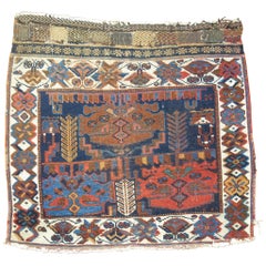 Antique Persian Bagface Rug