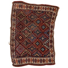 Antiker persischer Taschentuch-Teppich