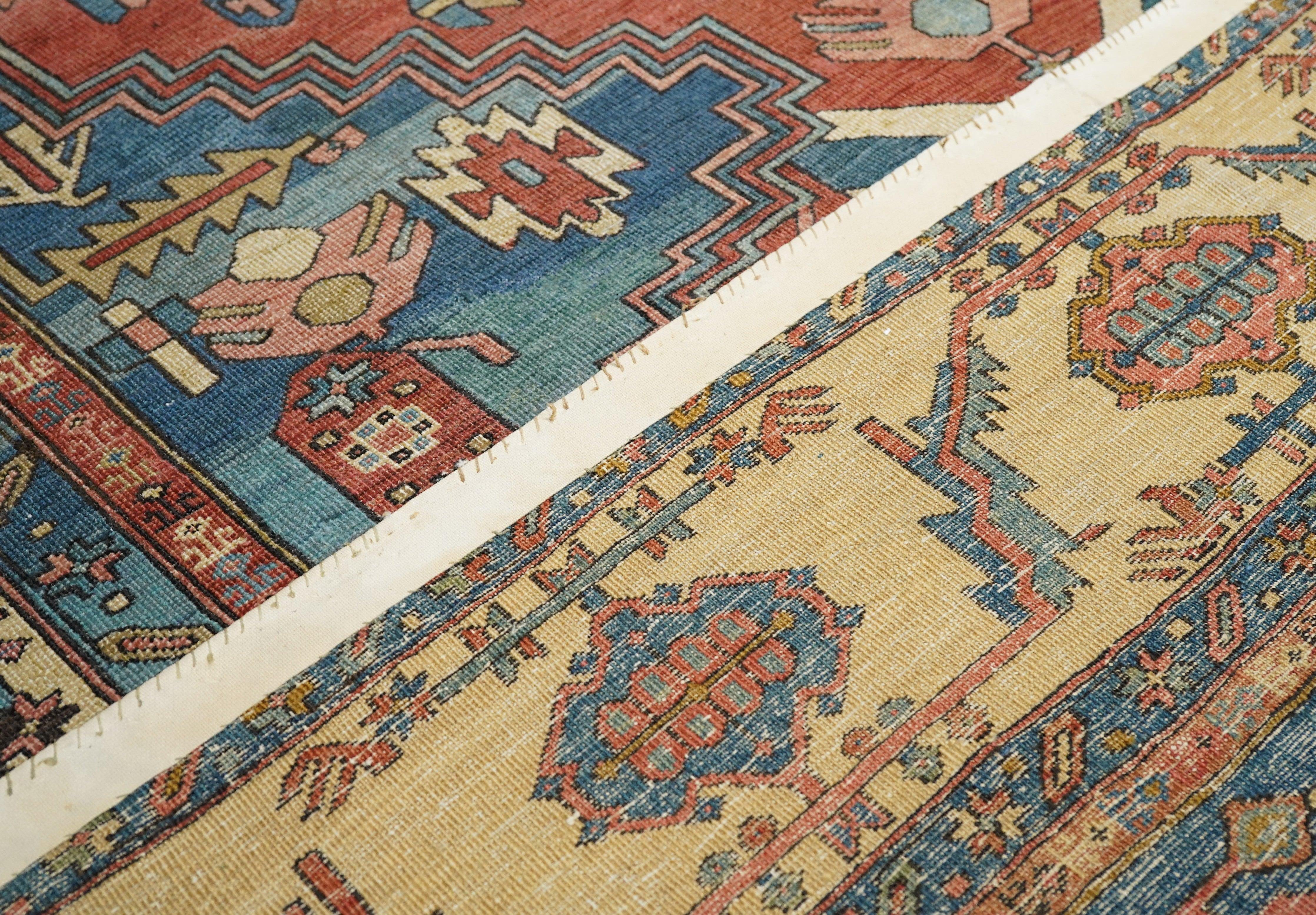 Antiker Serapi Bakhshyesh-Teppich 11'6'' x 18'6'' im Angebot 2