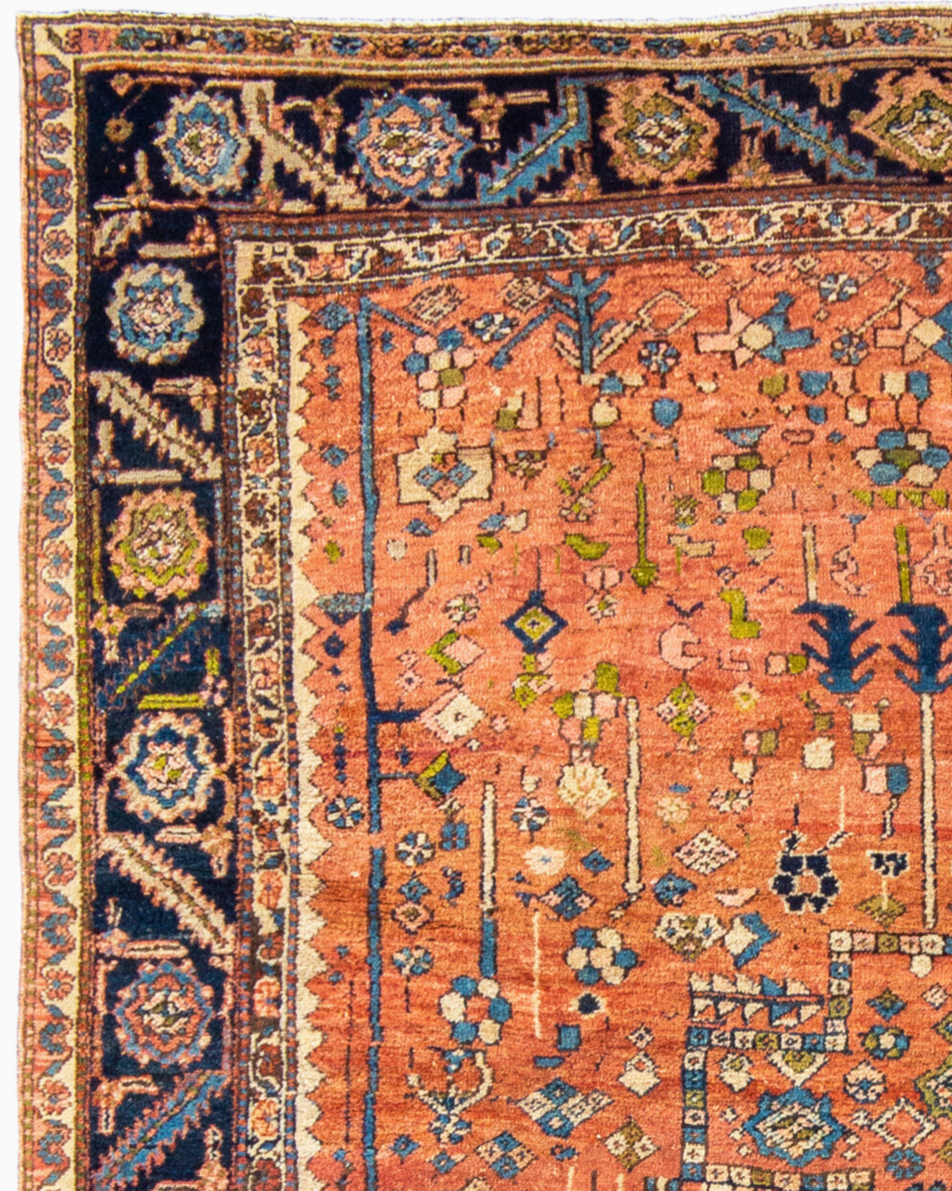 Hand-Woven Antique Persian Bakhshaish Carpet, c. 1900 For Sale